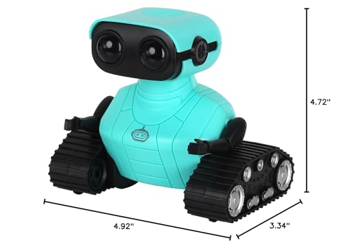 Hamourd Robot Toys for Boys Girls, Emo Robot with Walkie-Talkie Function, Gesture Sensing, Flexible Head & Arms, Programming Motion, Dance Moves, Music, Multi-Mode LED Eye, Toys for Ages