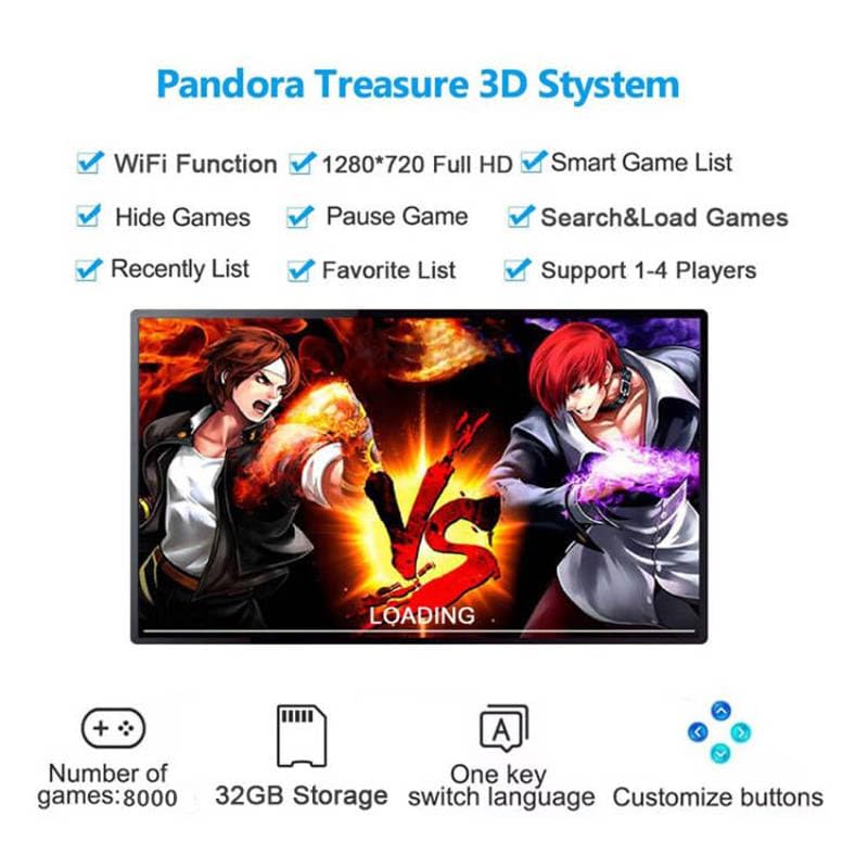 GWALSNTH 29800 in 1 Pandora Box 60S Arcade Console