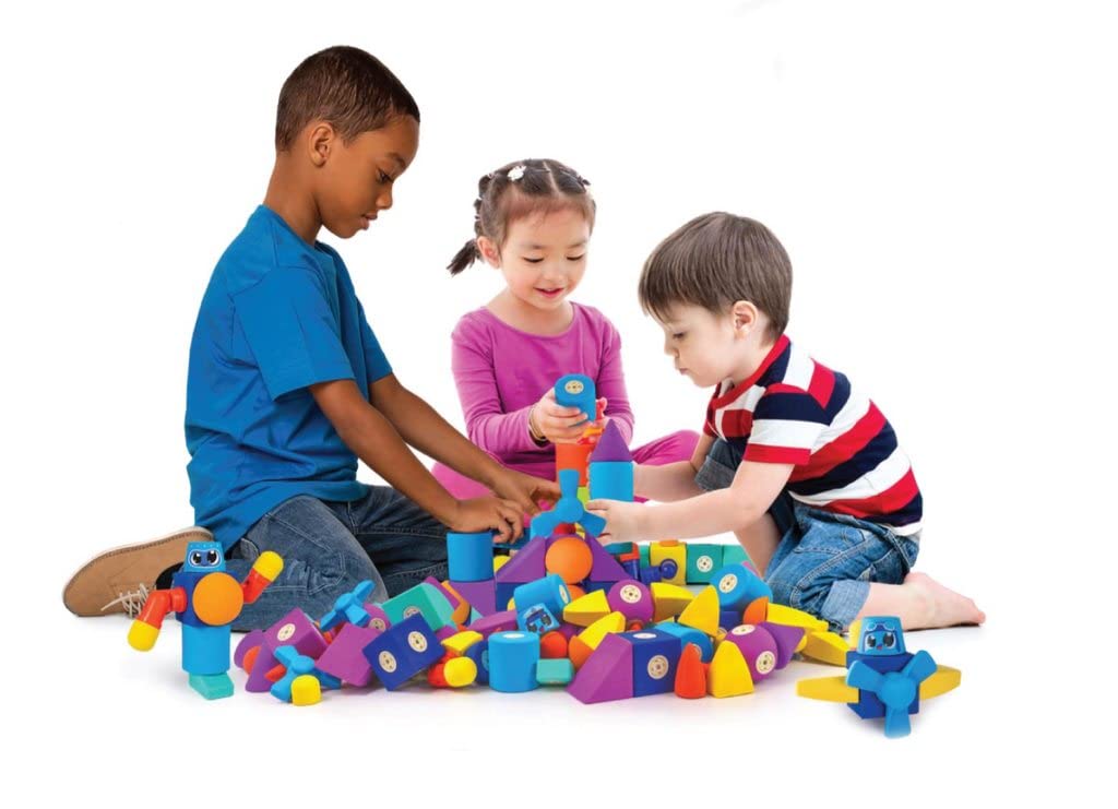 Magnetic Foam Building Blocks