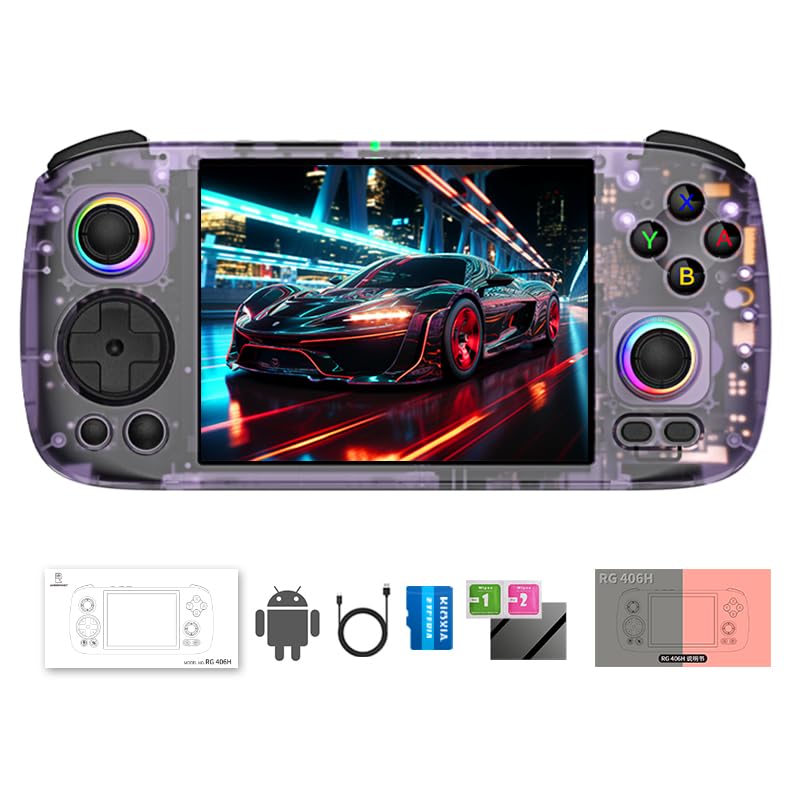 RG 406H Retro Handheld Game Console with 4-inch IPS Screen