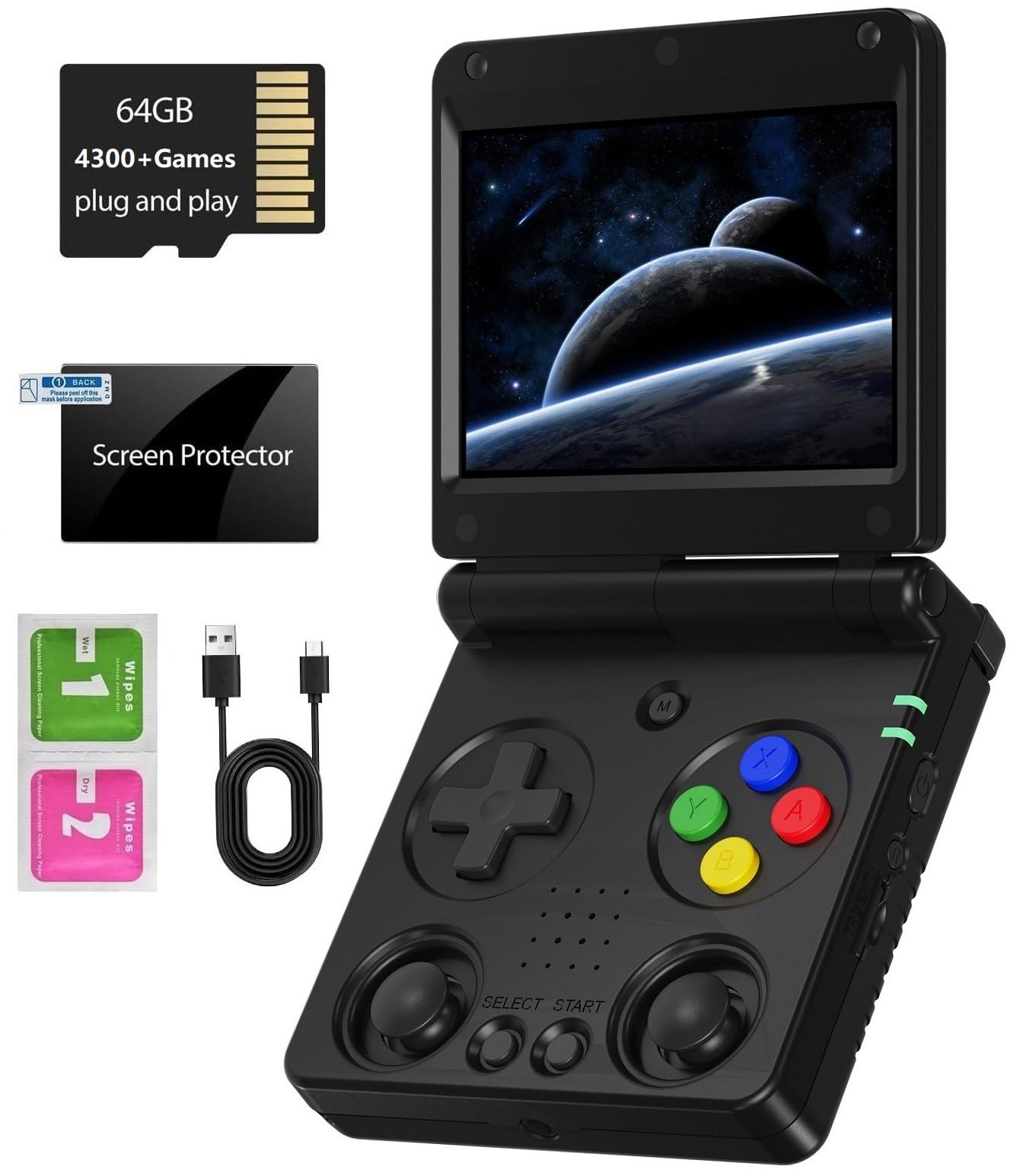 Foldable Retro Handheld Game Console
