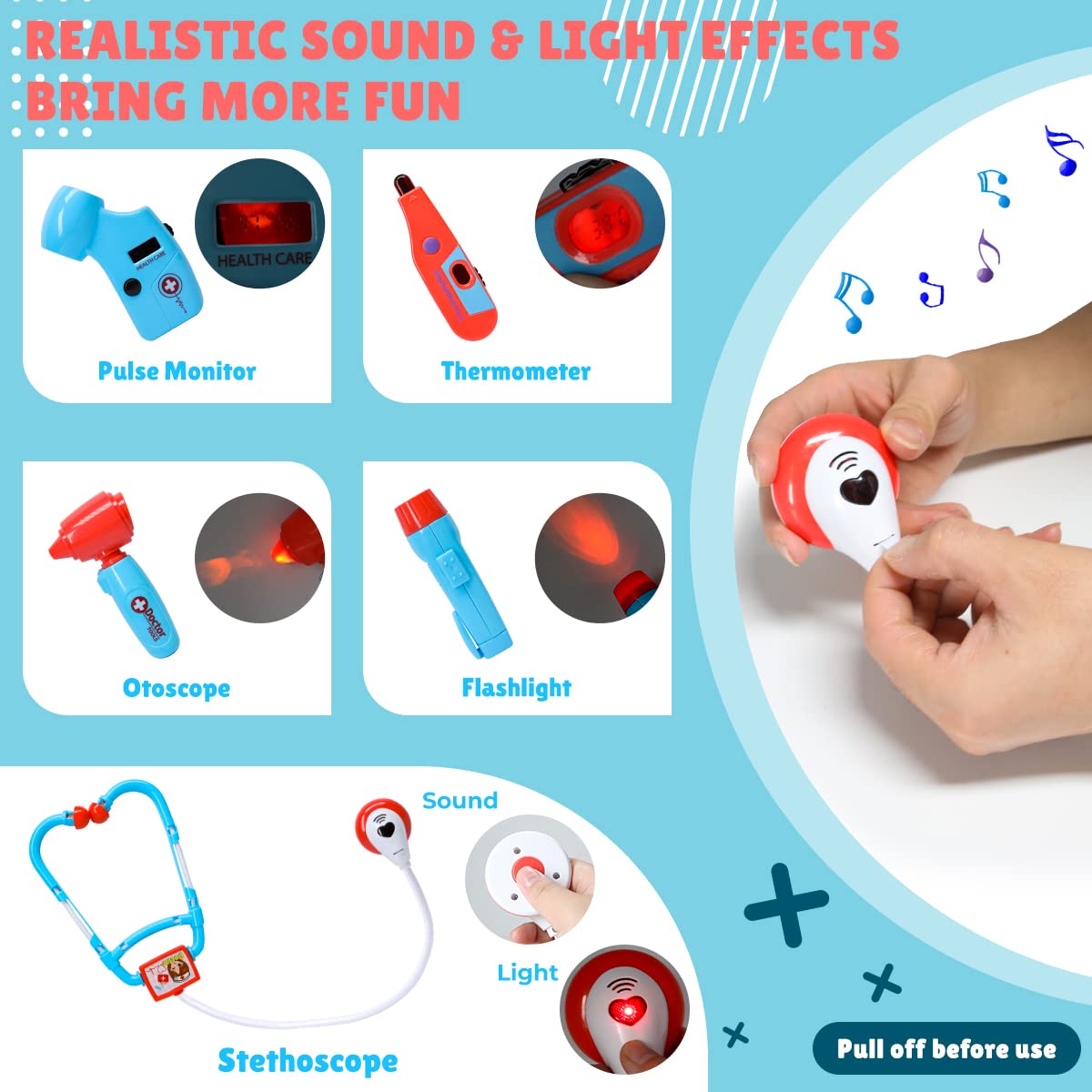 Toy Doctor Kit for Girls