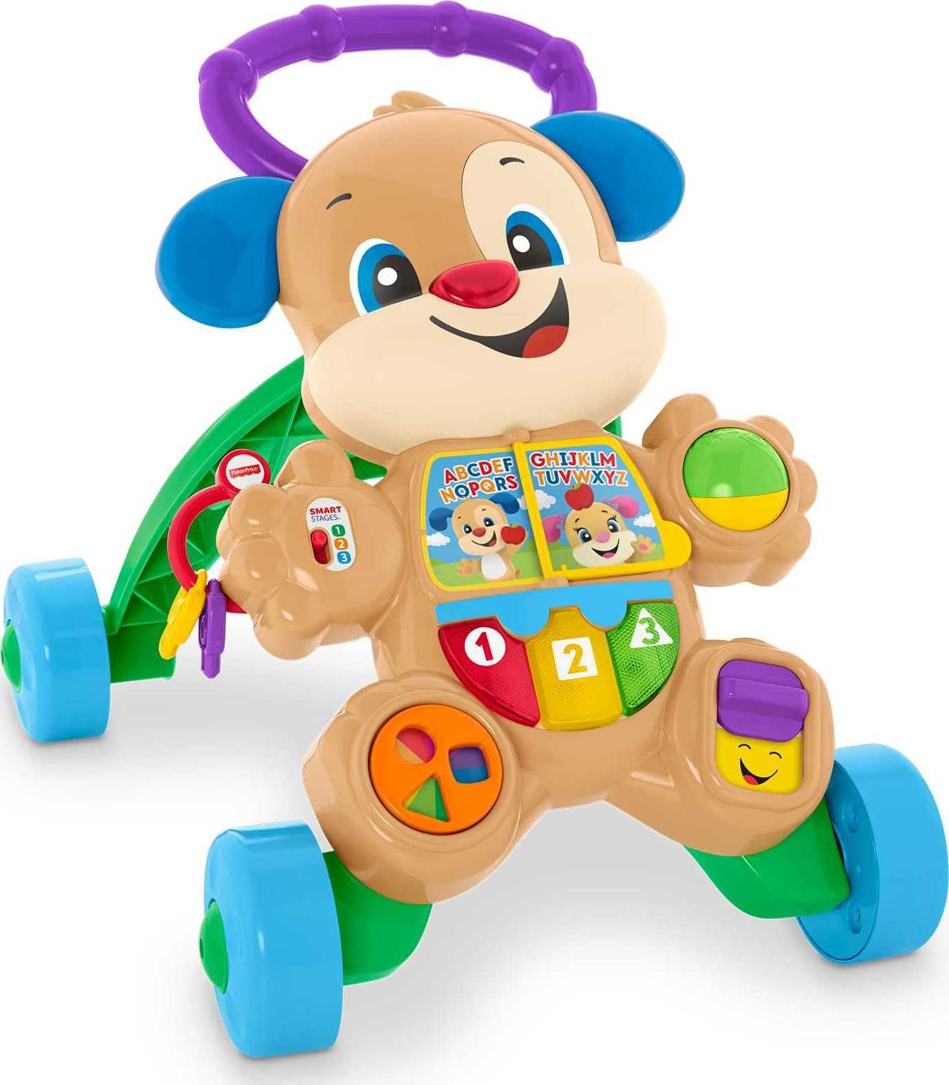 Fisher-Price Baby Toy Laugh & Learn Smart Stages Learn with Sis Walker with Music Lights & Activities for Infants Ages 6+ Months