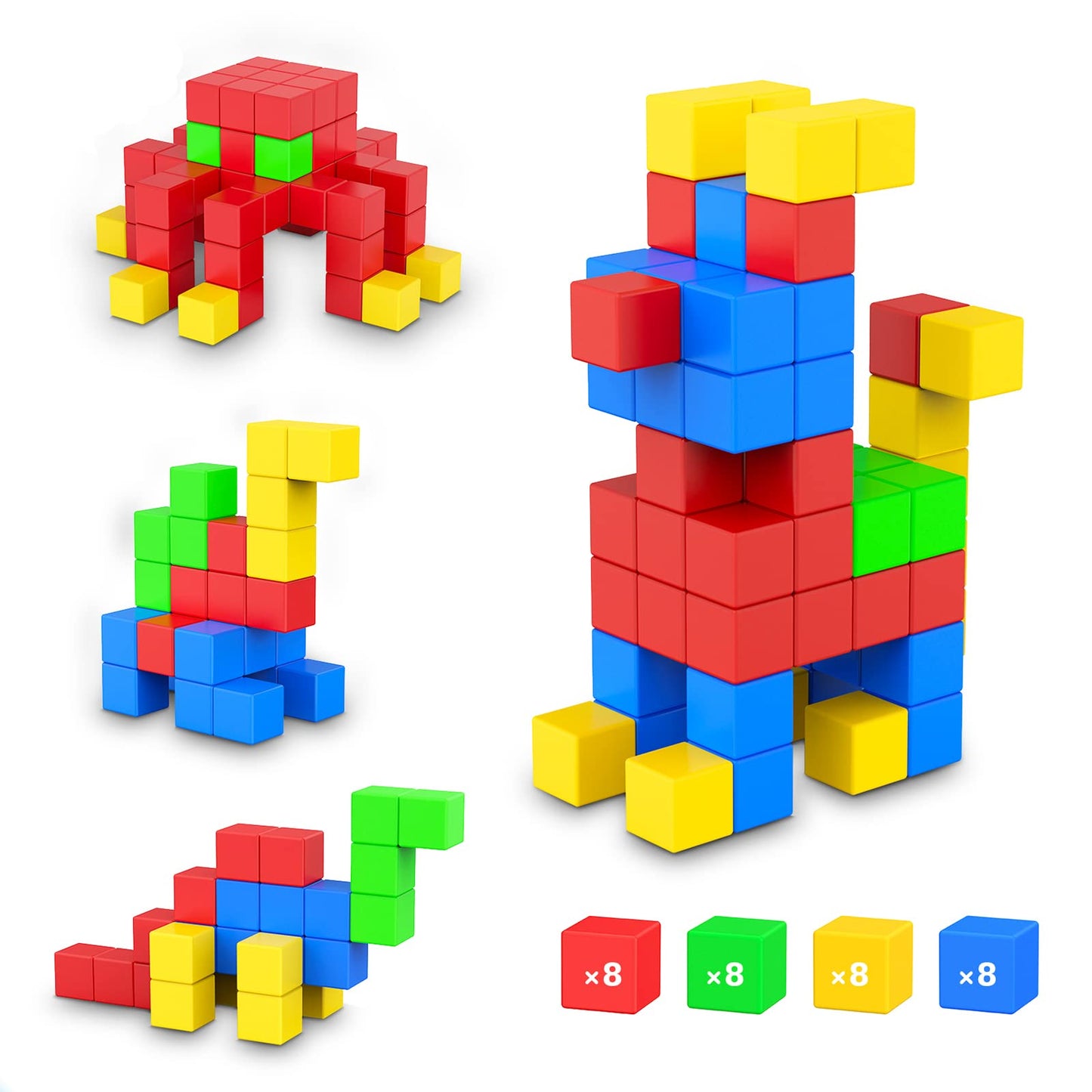 Magnetic Building Blocks Sensory Toys