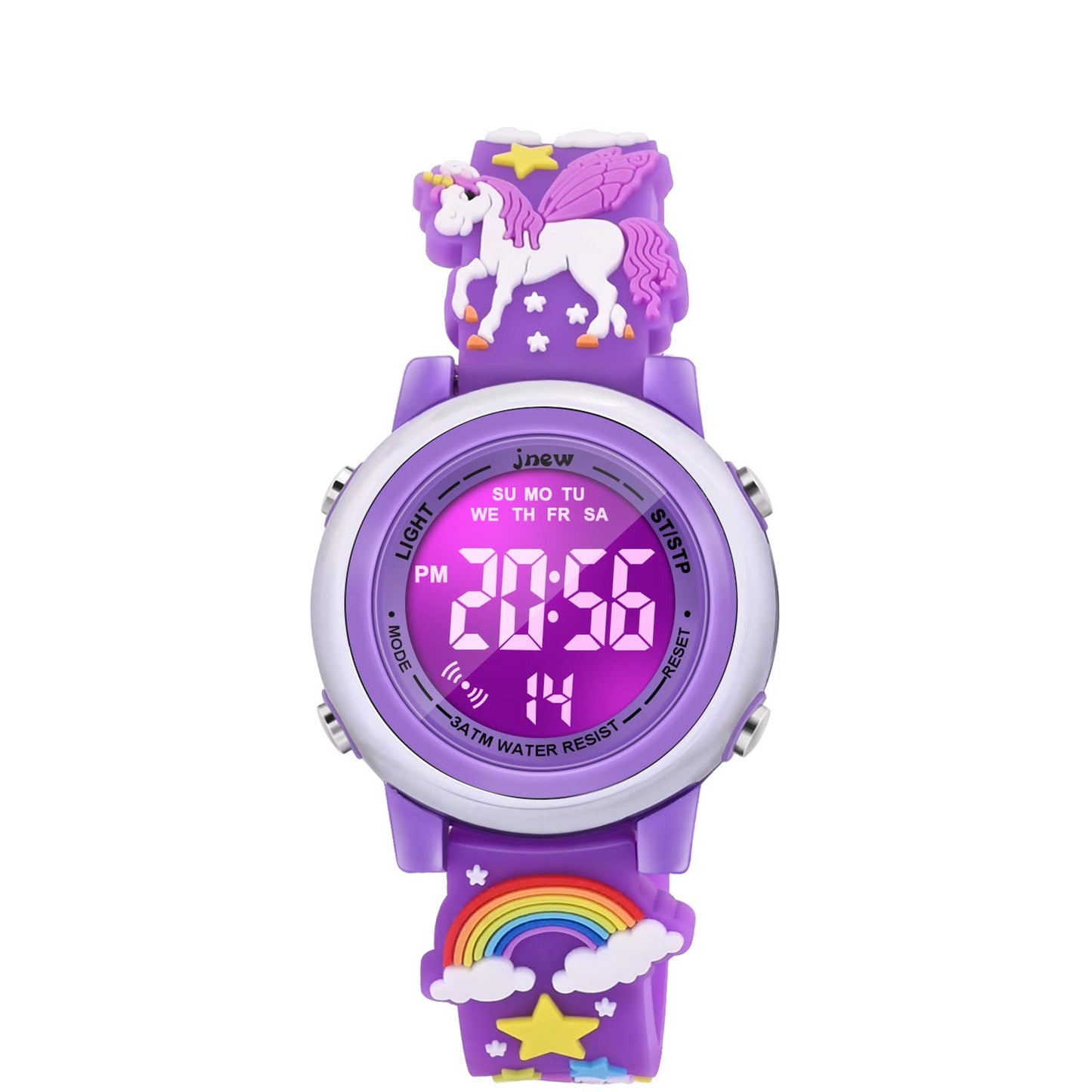3D Cartoon Waterproof Watches for Girls