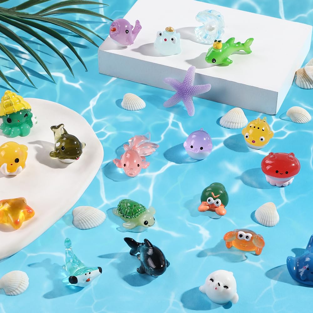 40pcs Mini Resin Animal 40 Styles