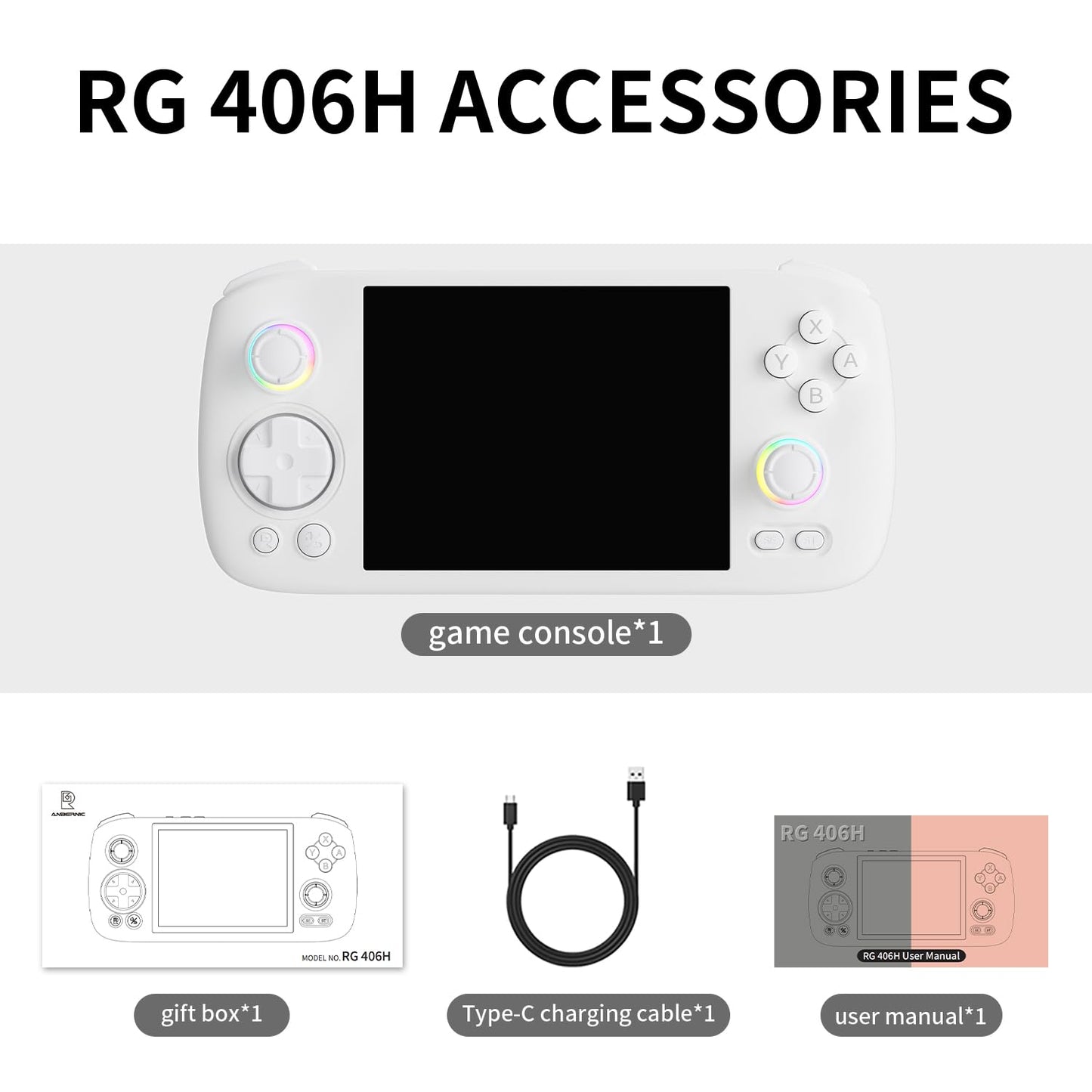 RG406H Retro Handheld Game Console