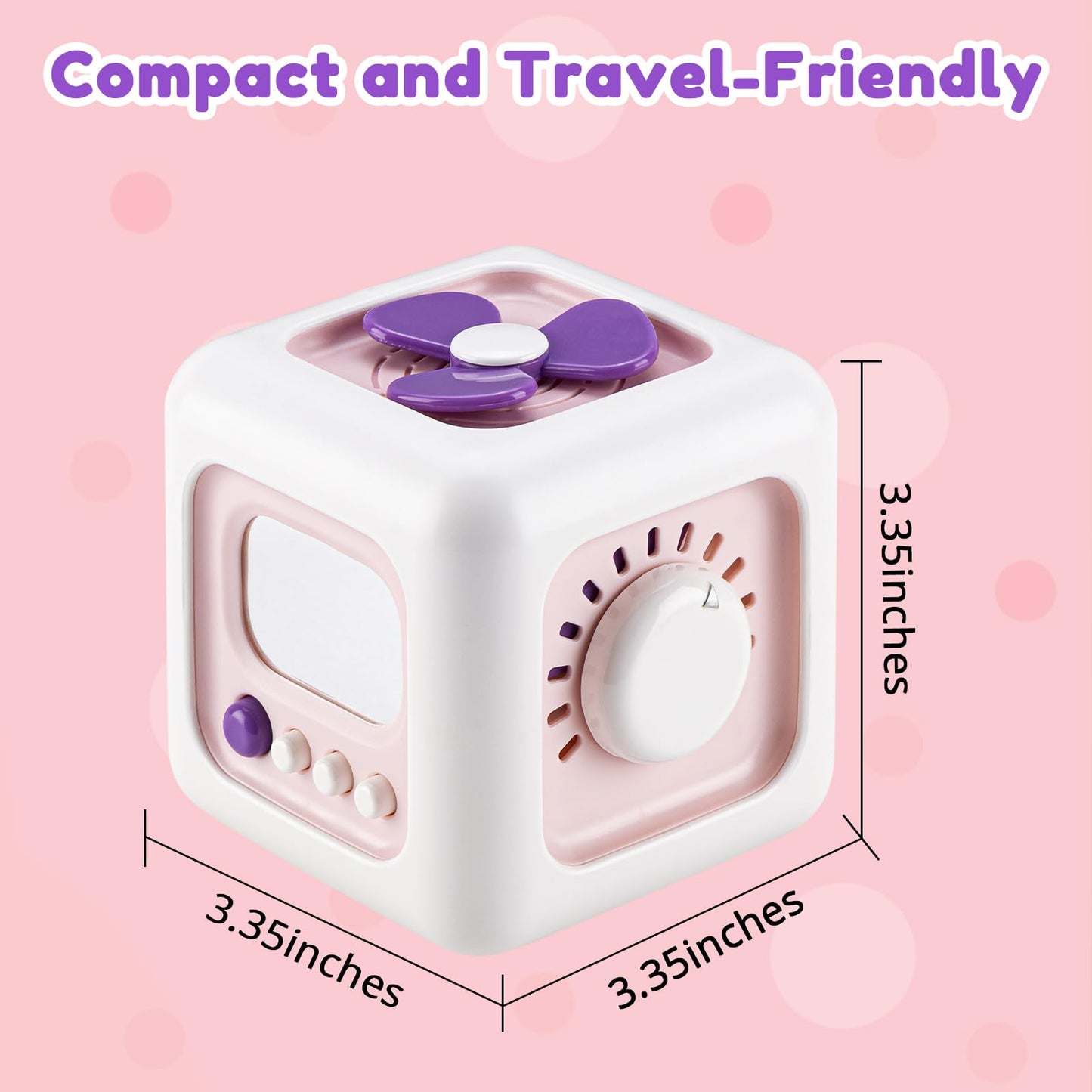 Busy Cube Toys for 1 Year Old Girl Gifts, Montessori for Baby Girl, Travel Sensory Toys for Toddlers 1-3, Learning Fine Motor Skills| 1st Birthday Girl Gifts 12 Months +