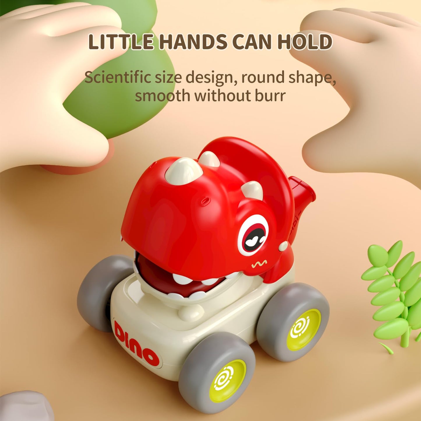Colorful Animal Whistle Cars – Press & Go Toddler Toys for 1-3 Year Olds, Bright Colors, Perfect Gift**