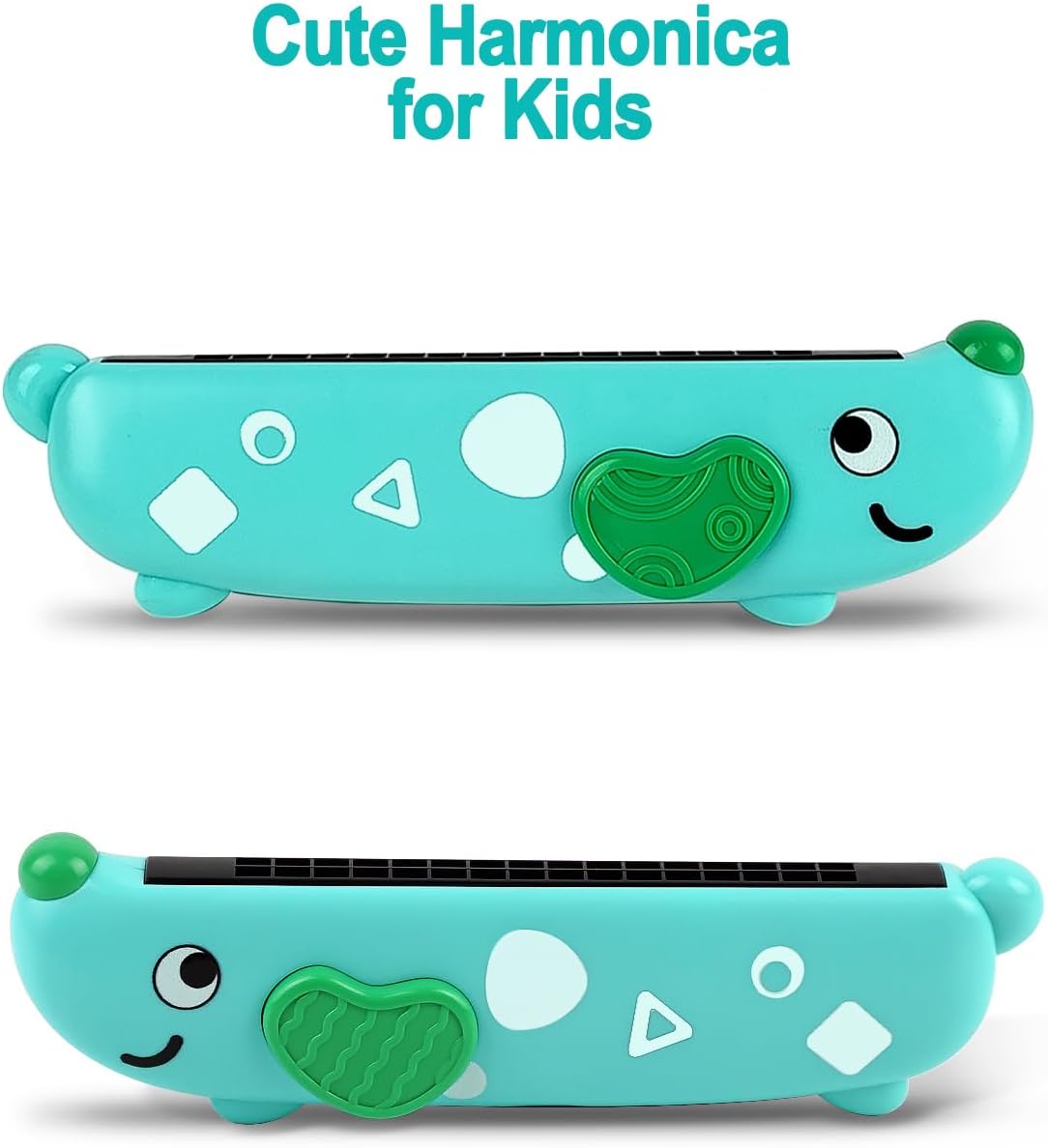 Toddler Musical Instruments Toy, Trumpet, Harmonica, Recorder Flute for Kids Baby, Musical Toys Set for Children, Gifts for Boys Girls Ages 2 3 4 5, Blue