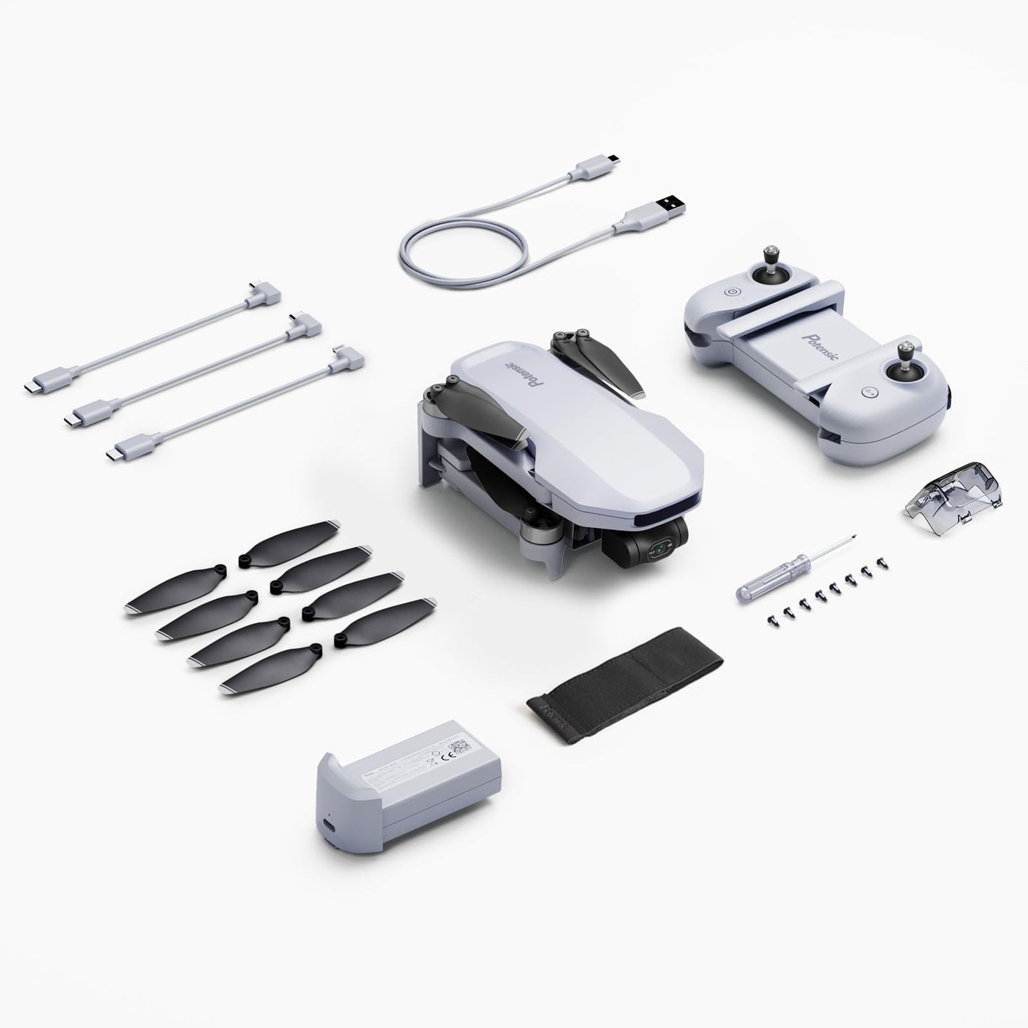 Potensic ATOM, 3-Axis Gimbal 4K Drone with Camera for Adults, Under 249g, 64 Mins Flight, Max 6KM Transmission, Visual Tracking, 4K/30FPS QuickShots, Expansion Kit