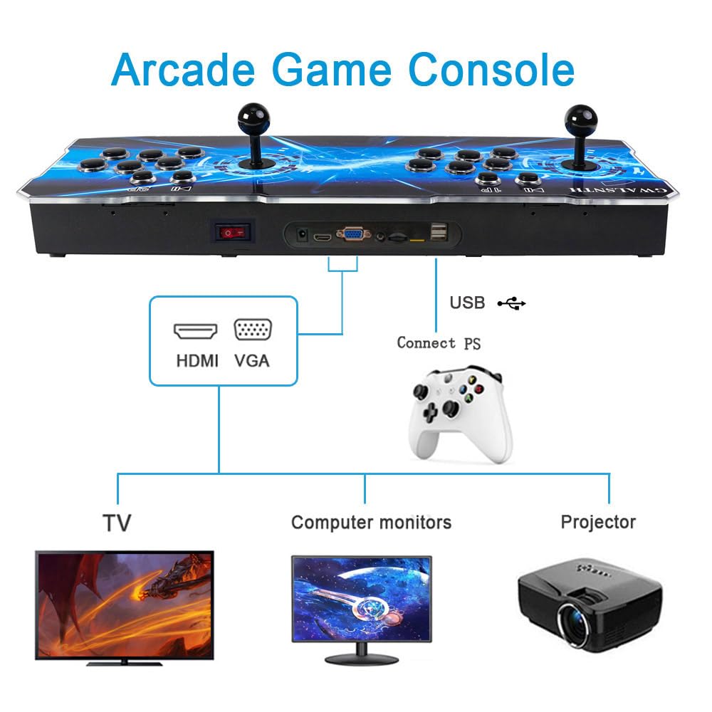 GWALSNTH 29800 in 1 Pandora Box 60S Arcade Console