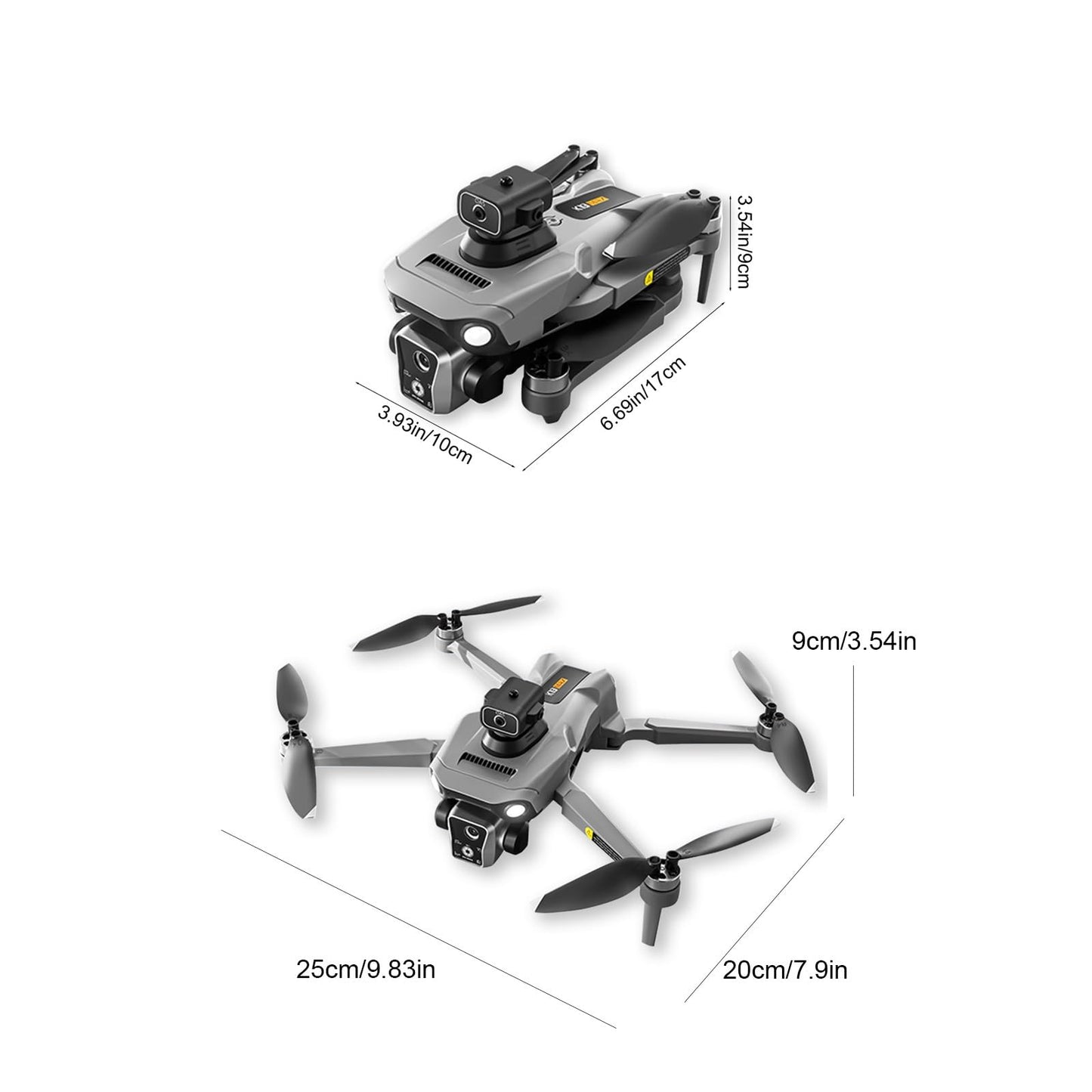 GPS Drone with Camera, 4.5 inch Screen Remote Controller