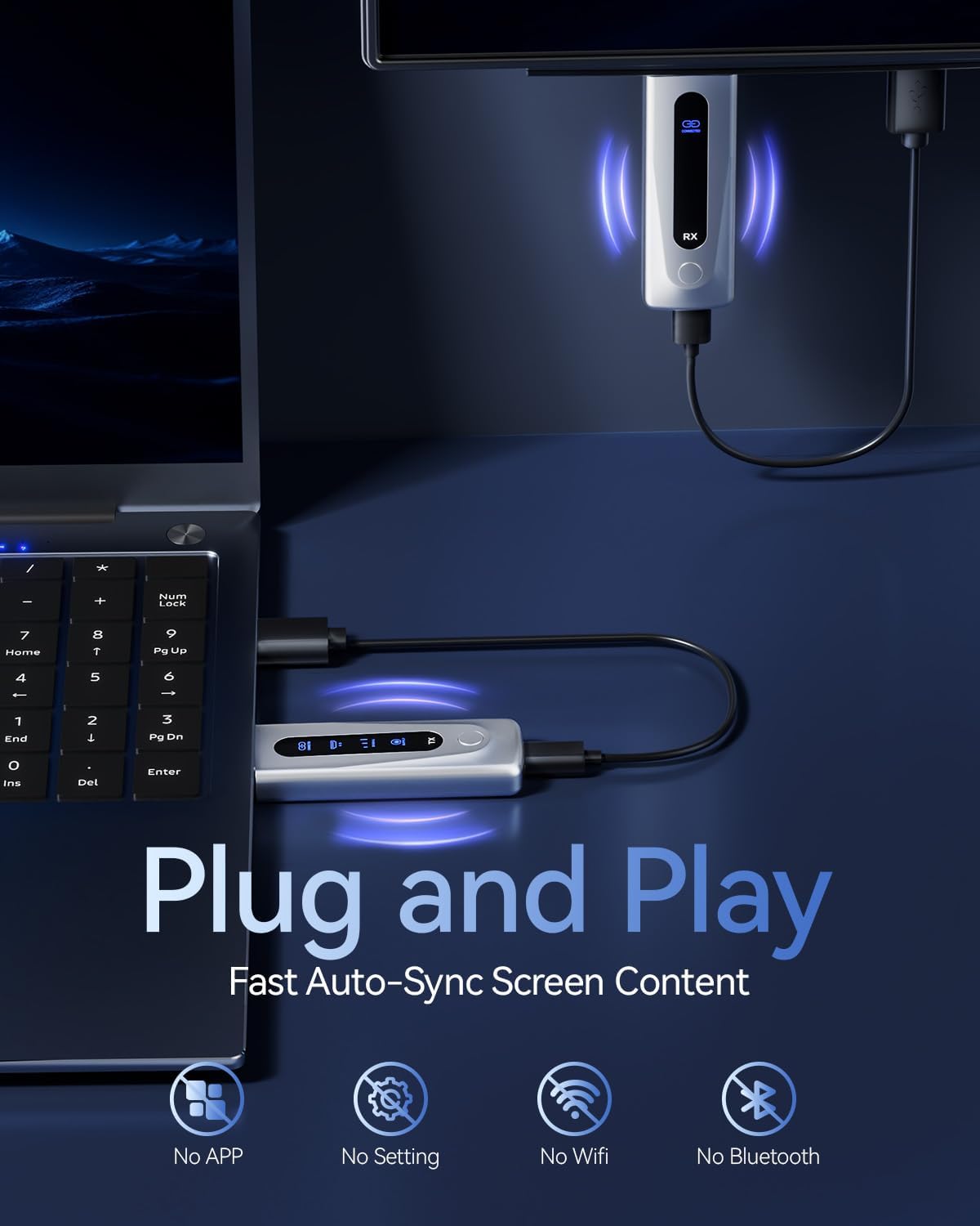 Upgraded Wireless HDMI Transmitter and Receiver