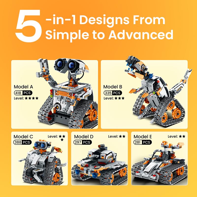Robot Building Kit with Remote Control