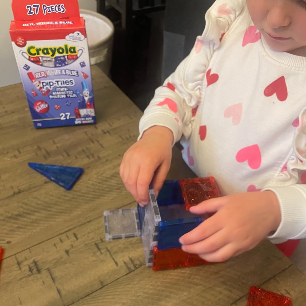 Crayola Mini Magnetic PIP-Tiles, Bold Colors