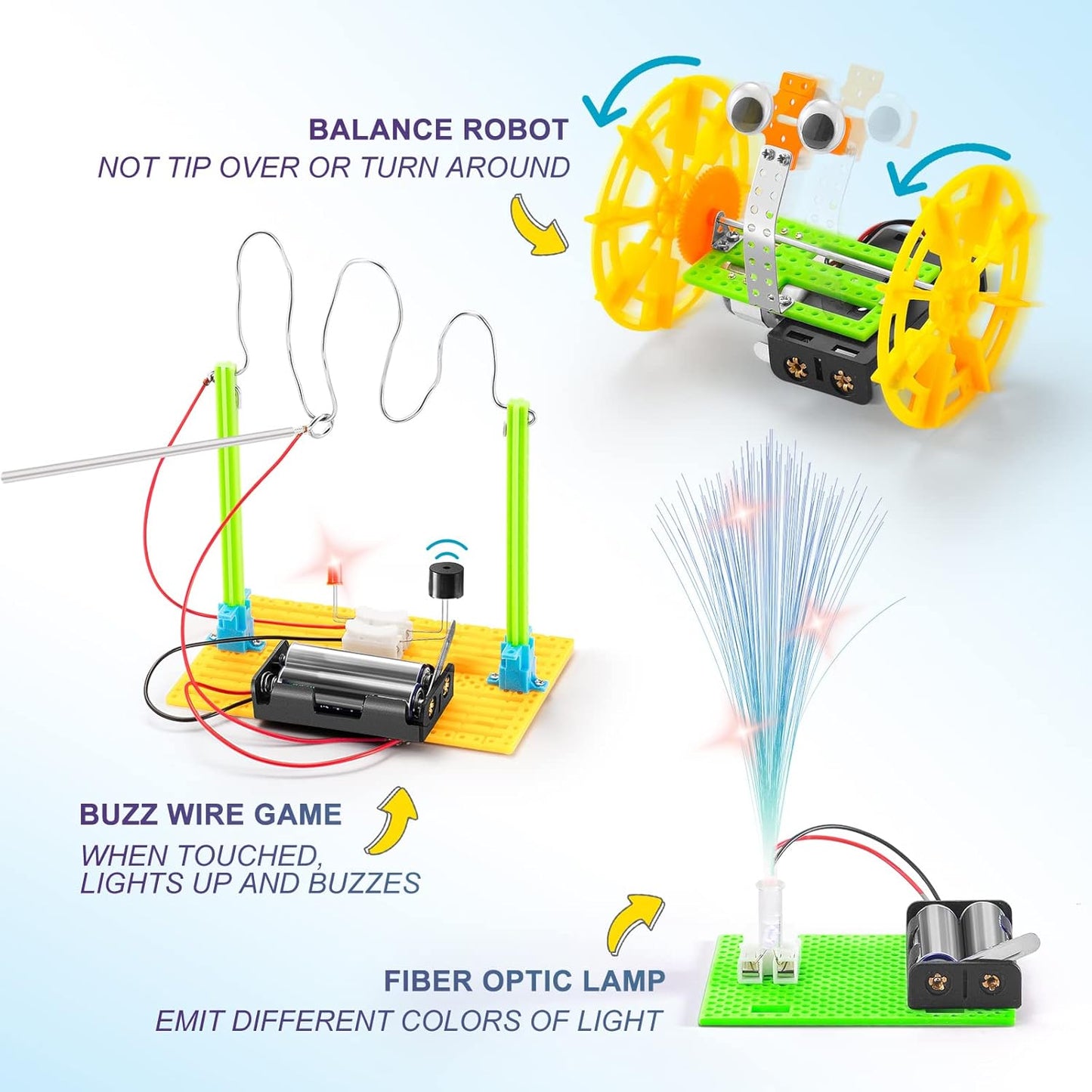 STEM Robotics Science Kits for Kids Age 8-12 8-10, STEM Toys for Boys Girls 6-8, Build Robot Building Kit Science Experiments Engineering Projects STEAM Activities Gifts 6 7 8 Year Old Boy Toys Crafts