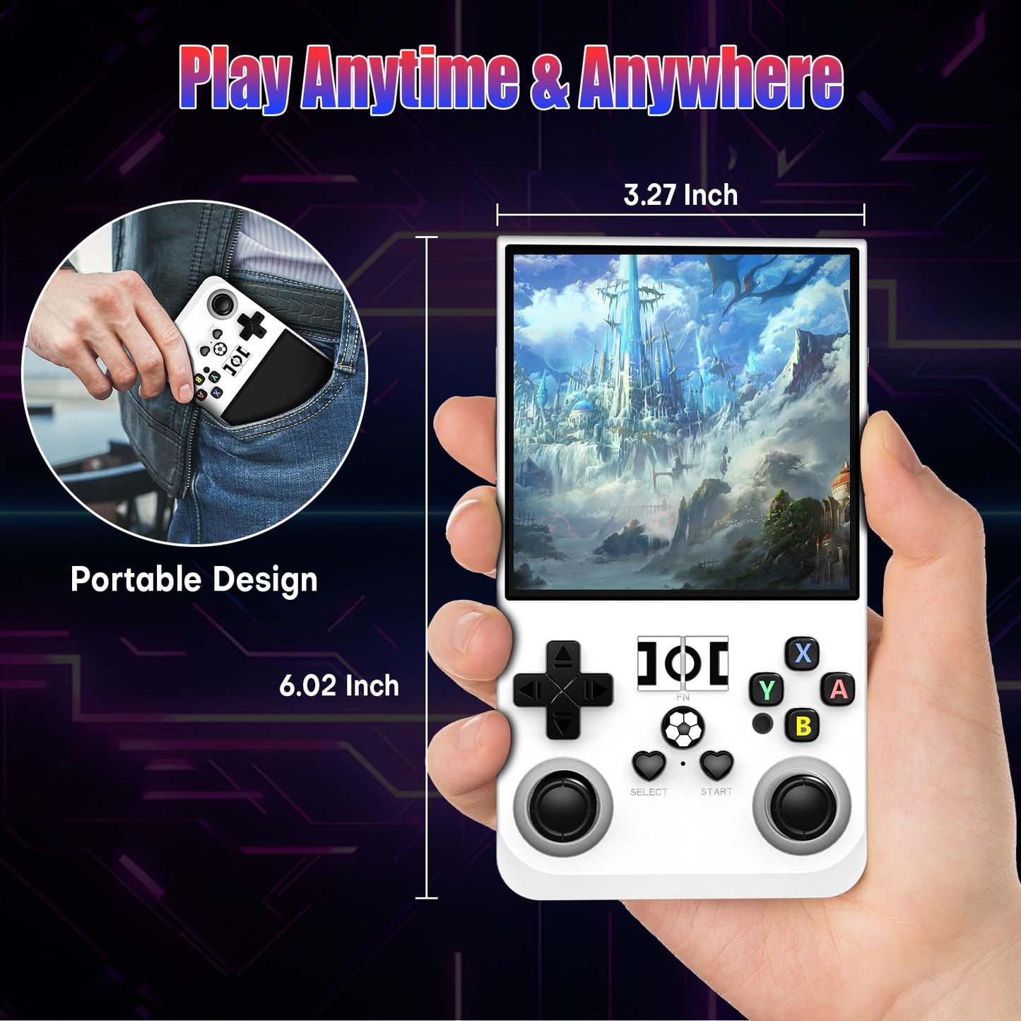 R36 Max Retro Gaming Console