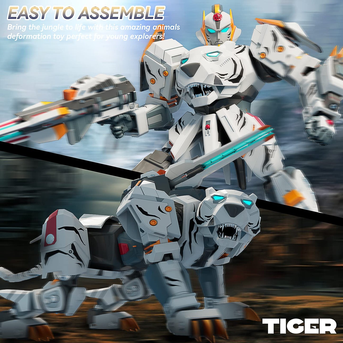 Animal Transforming Robot Toy