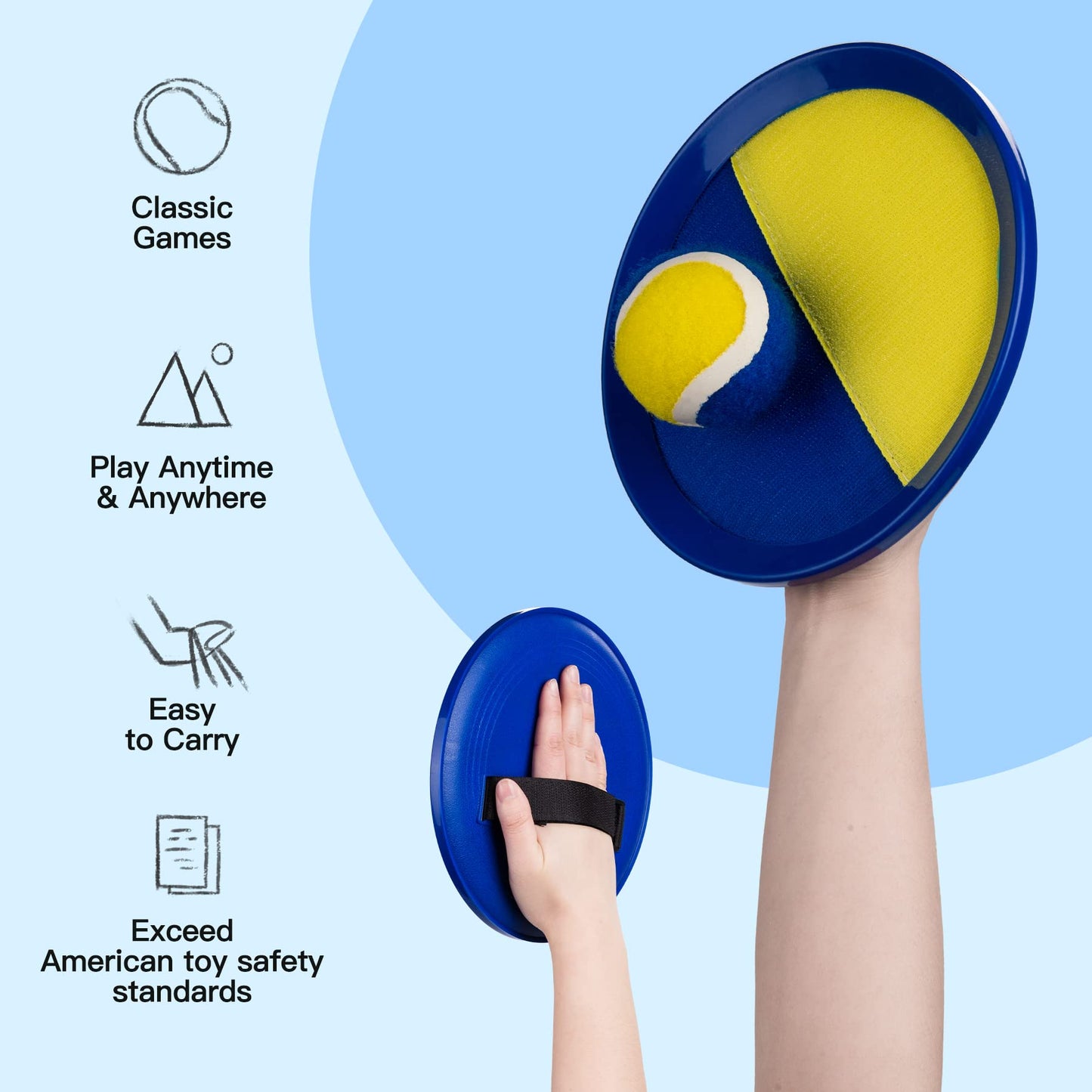 Upgraded Toss and Catch Ball Game Set