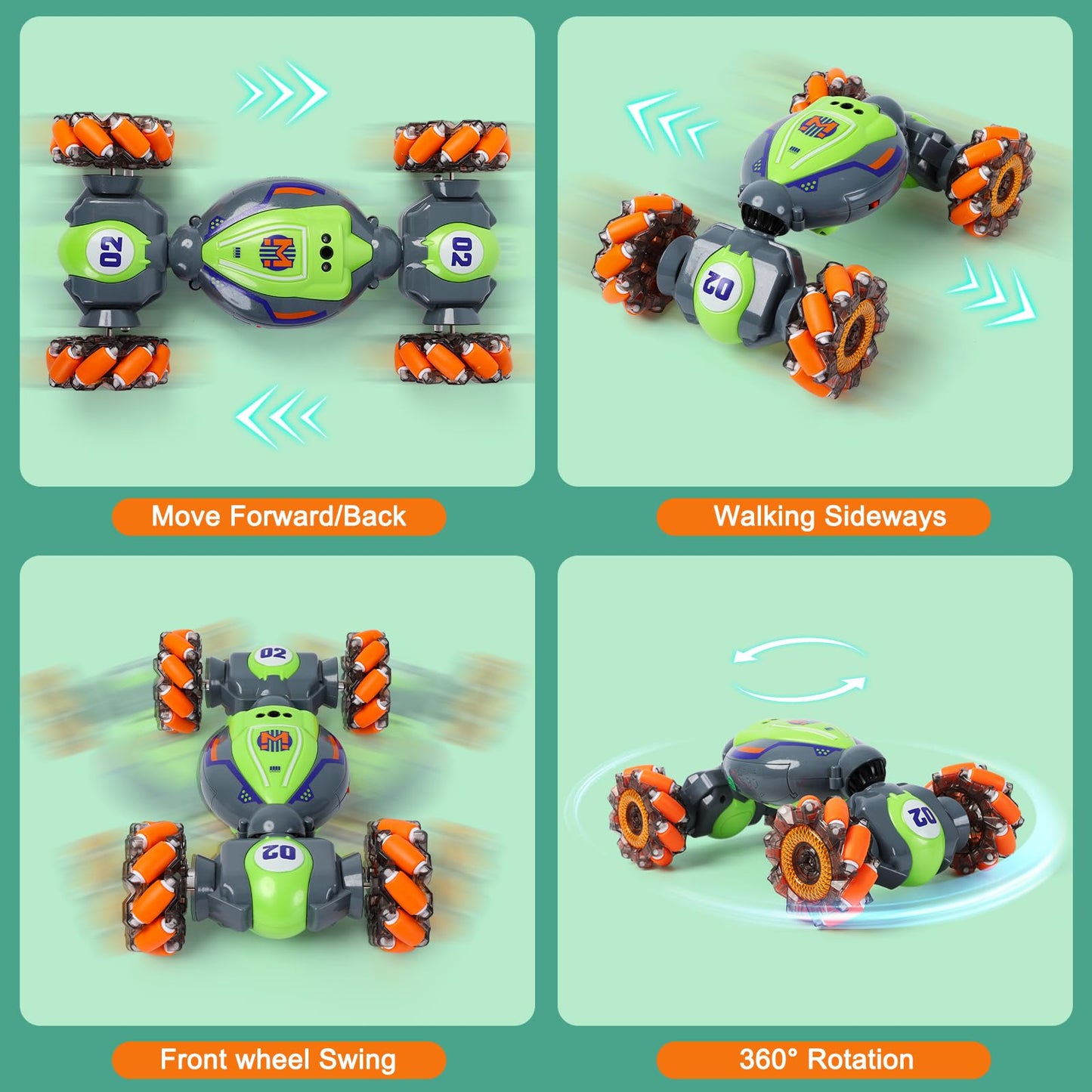 Gesture Sensing RC Stunt Car | Birthday gift for kids