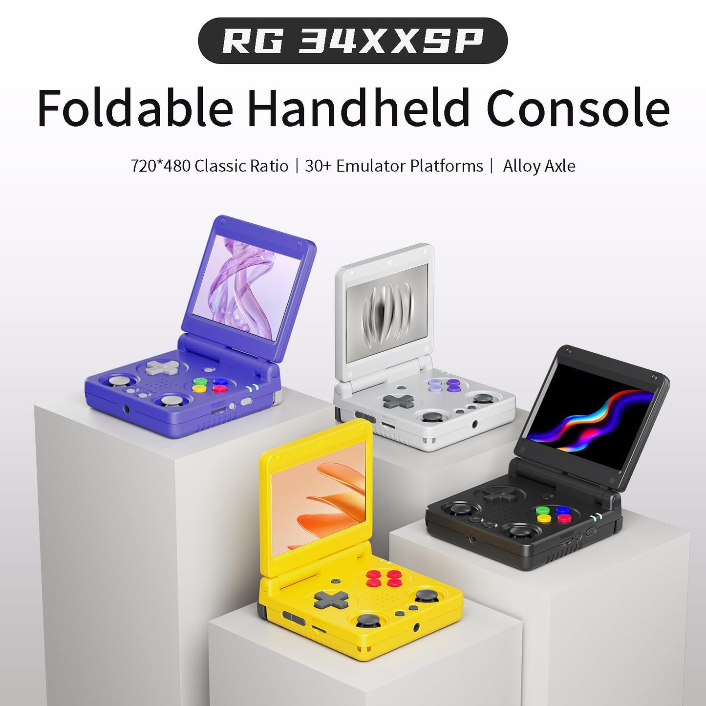 Foldable Retro Handheld Game Console