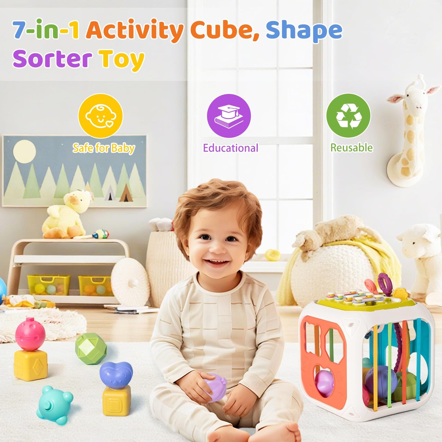 Multi Sensory Shape Montessori Toys