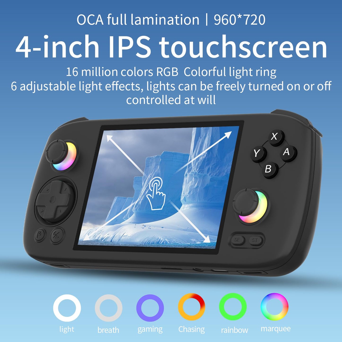 RG 406H Retro Handheld Game Console with 4-inch IPS Screen
