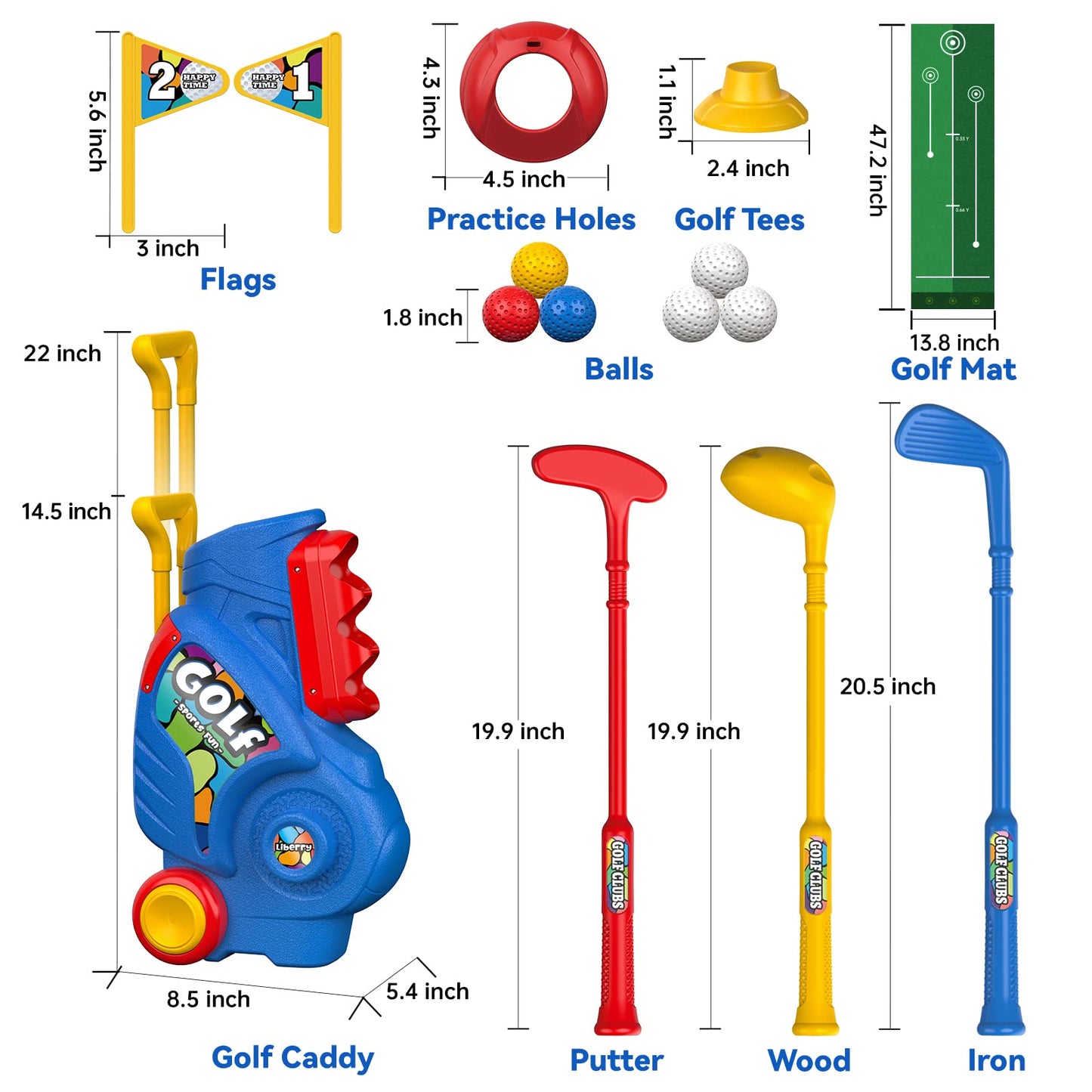 Indoor and Outdoor Golf Toys