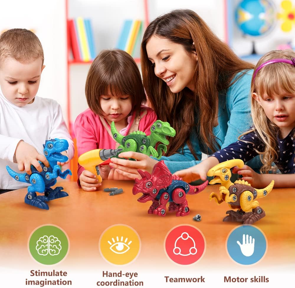 Take Apart Toys with Electric Drill for Kids