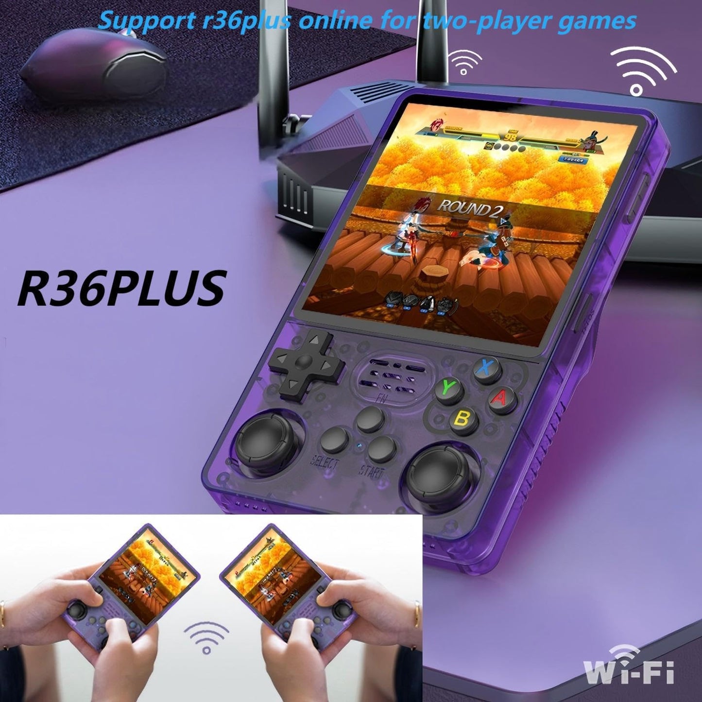 R36plus Handheld Retro Game Console