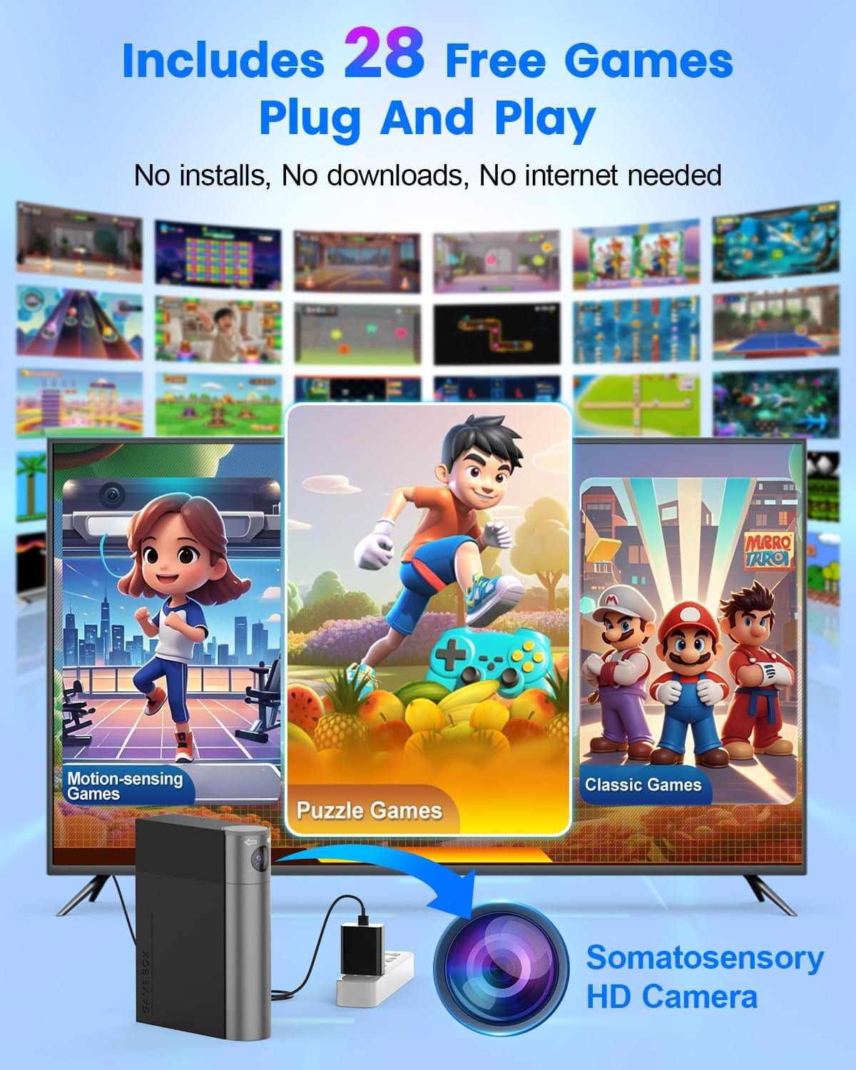 AR Motion Gaming Console for Kids & Families