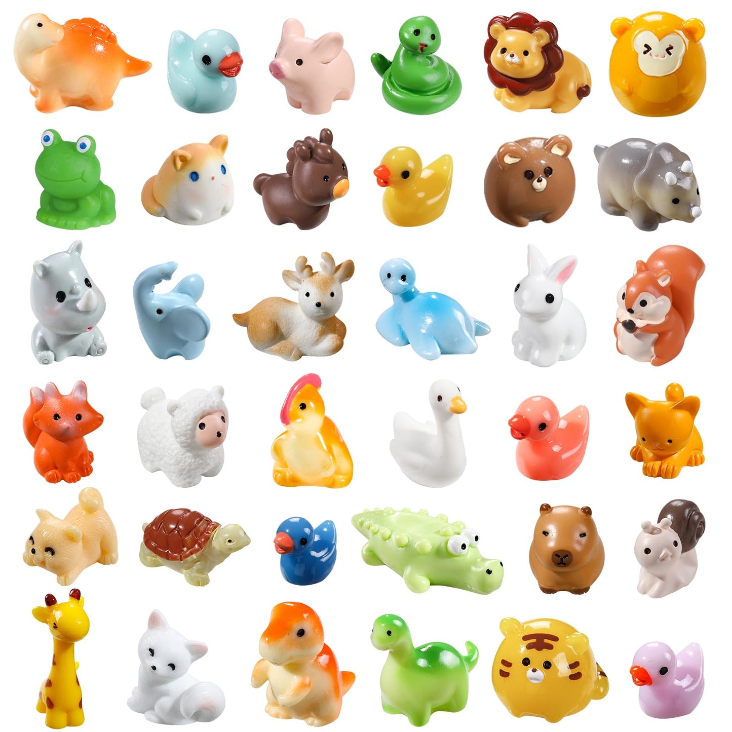 40pcs Mini Resin Animal 40 Styles