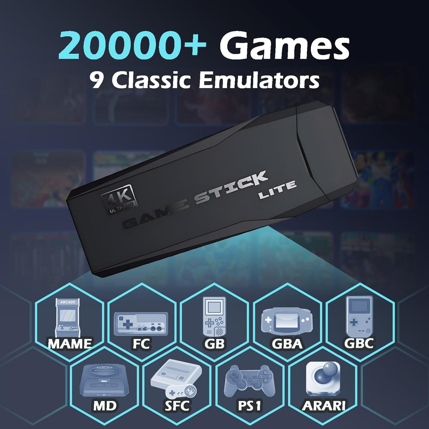 Upgraded Wireless Retro Gaming Console