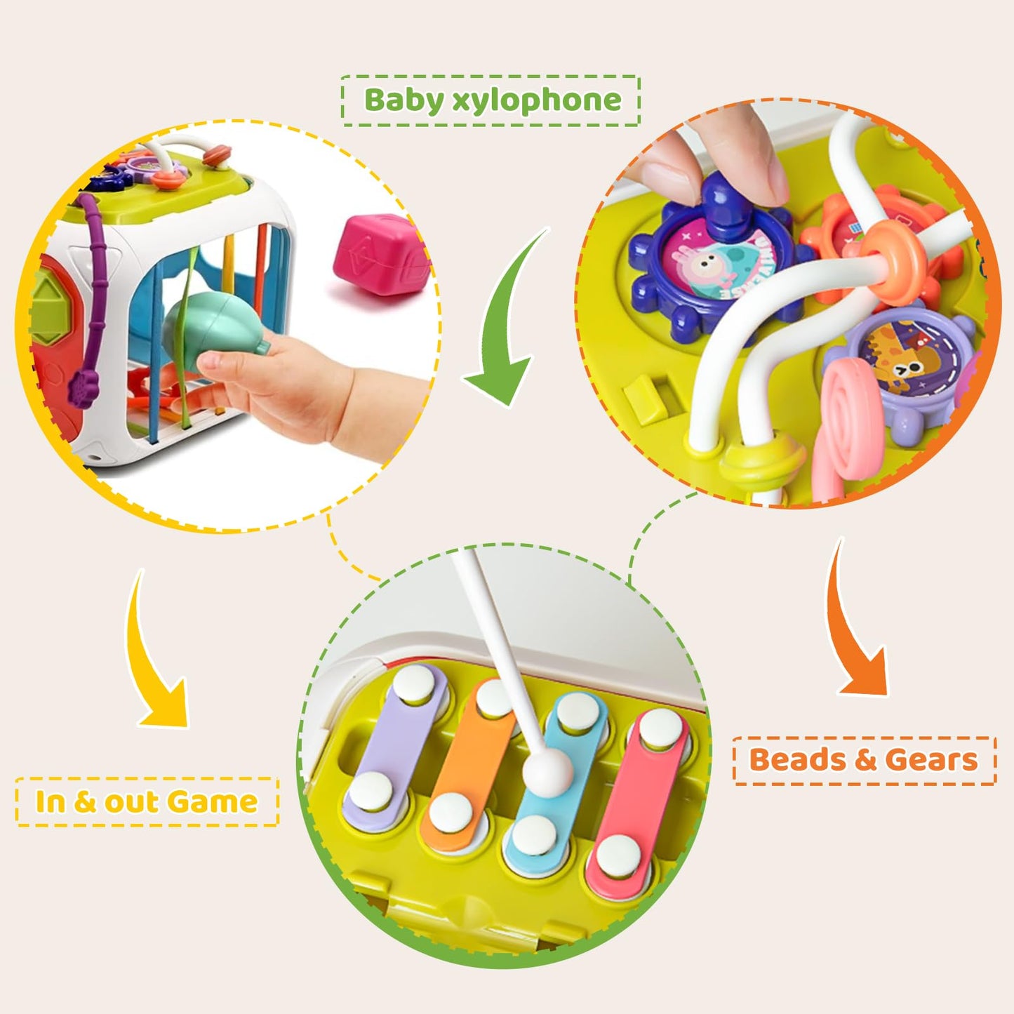 Multi Sensory Shape Montessori Toys