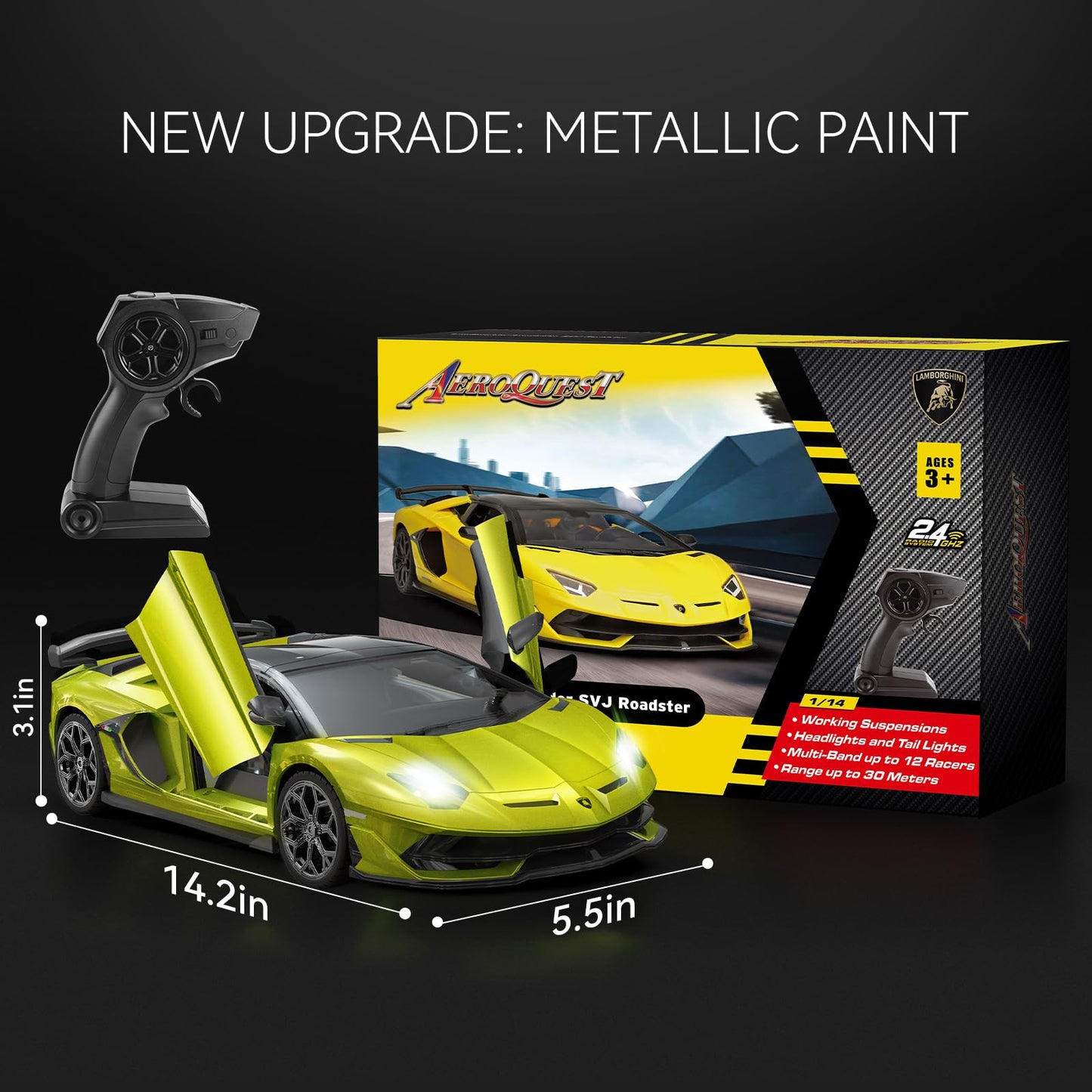 Officially Licensed Mercedes-Benz AMG GT 1:14 RC Race Car