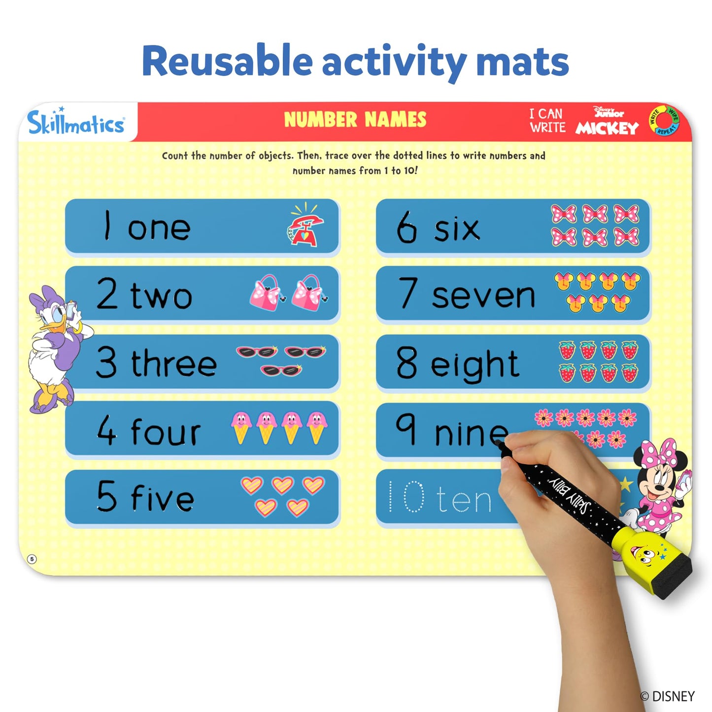 Skillmatics Search and Find Disney Princess Educational Game - Reusable Preschool Learning Activities, Perfect for Toddlers & Kids Who Love Toys, Art & Crafts, Gifts for Boys & Girls Ages 3, 4, 5, 6