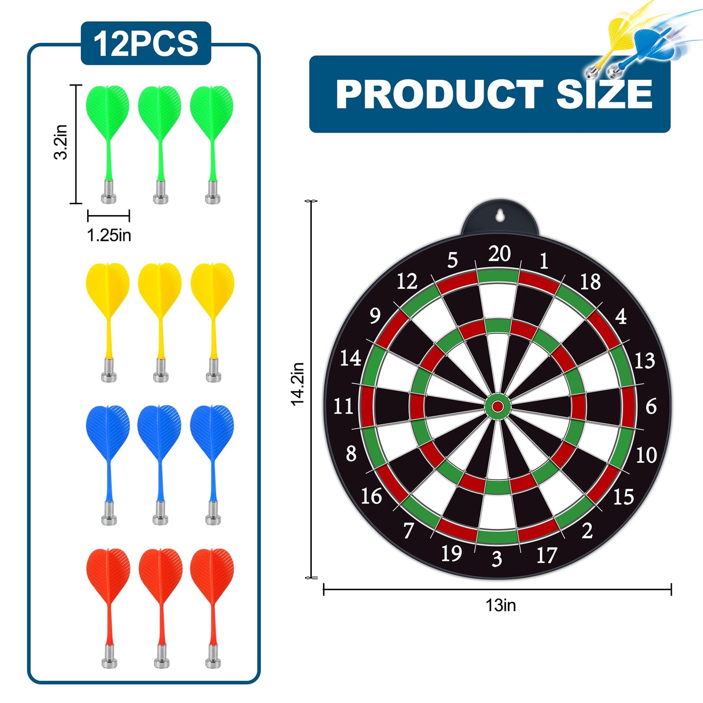 Magnetic Dart Board for Kids