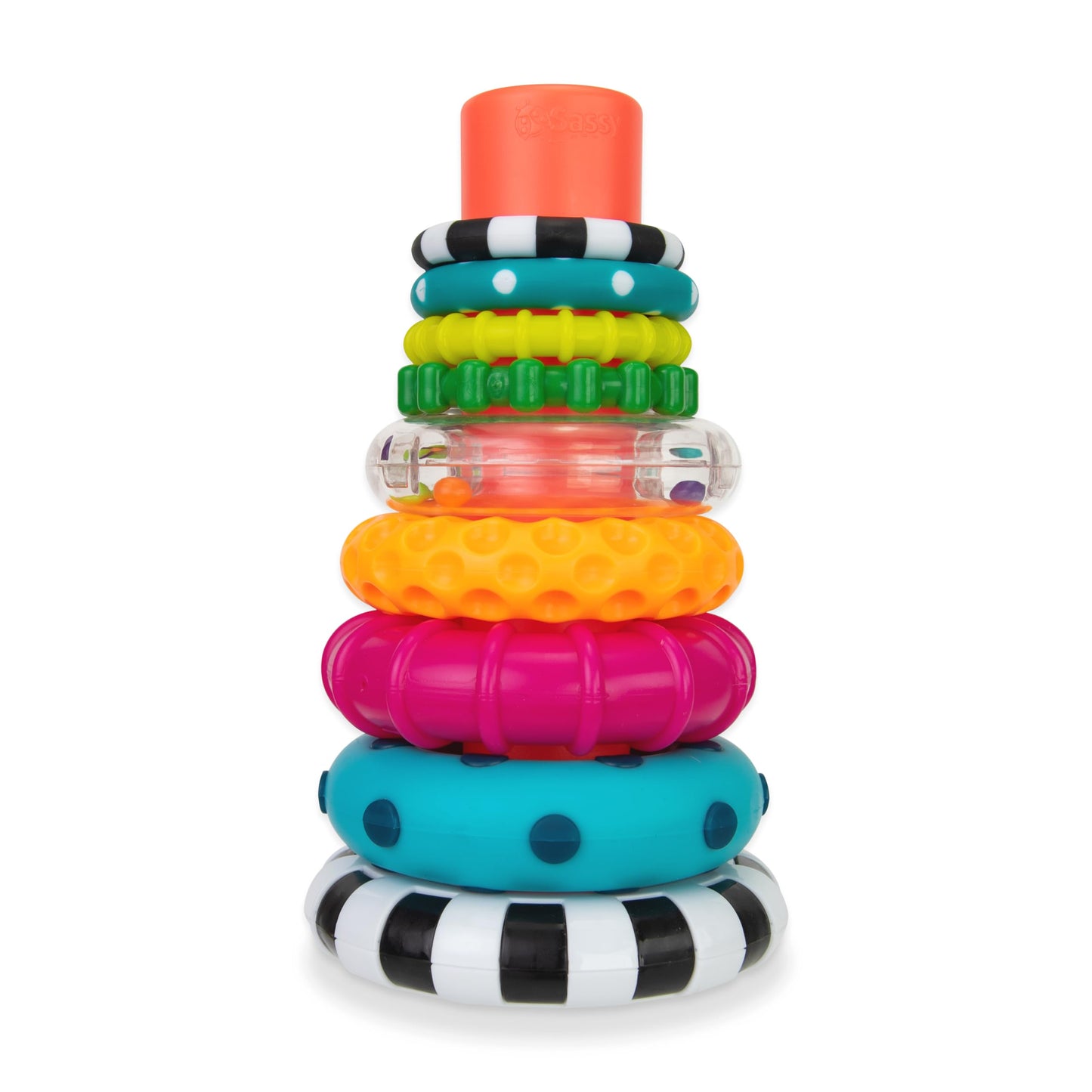Sassy Stacks of Circles Stacking Ring Toys Set