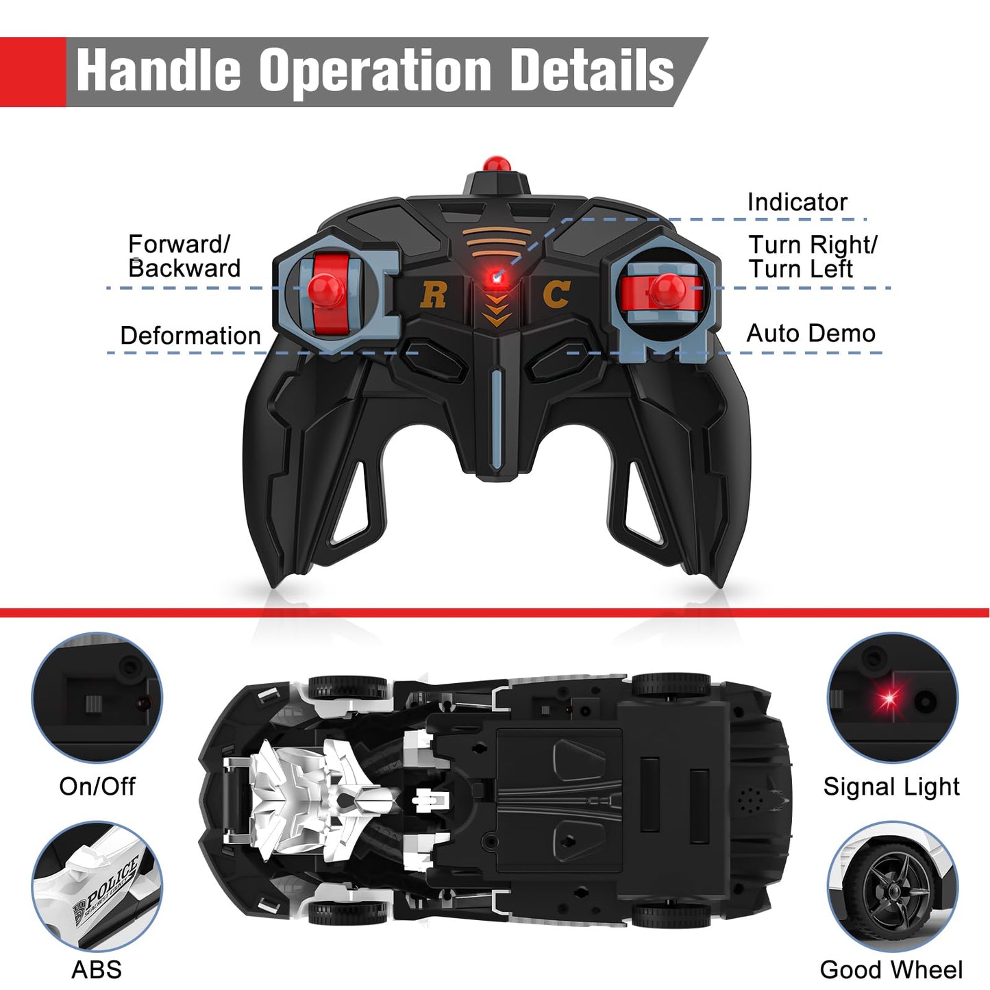 BLUEJAY Transform Rc Cars