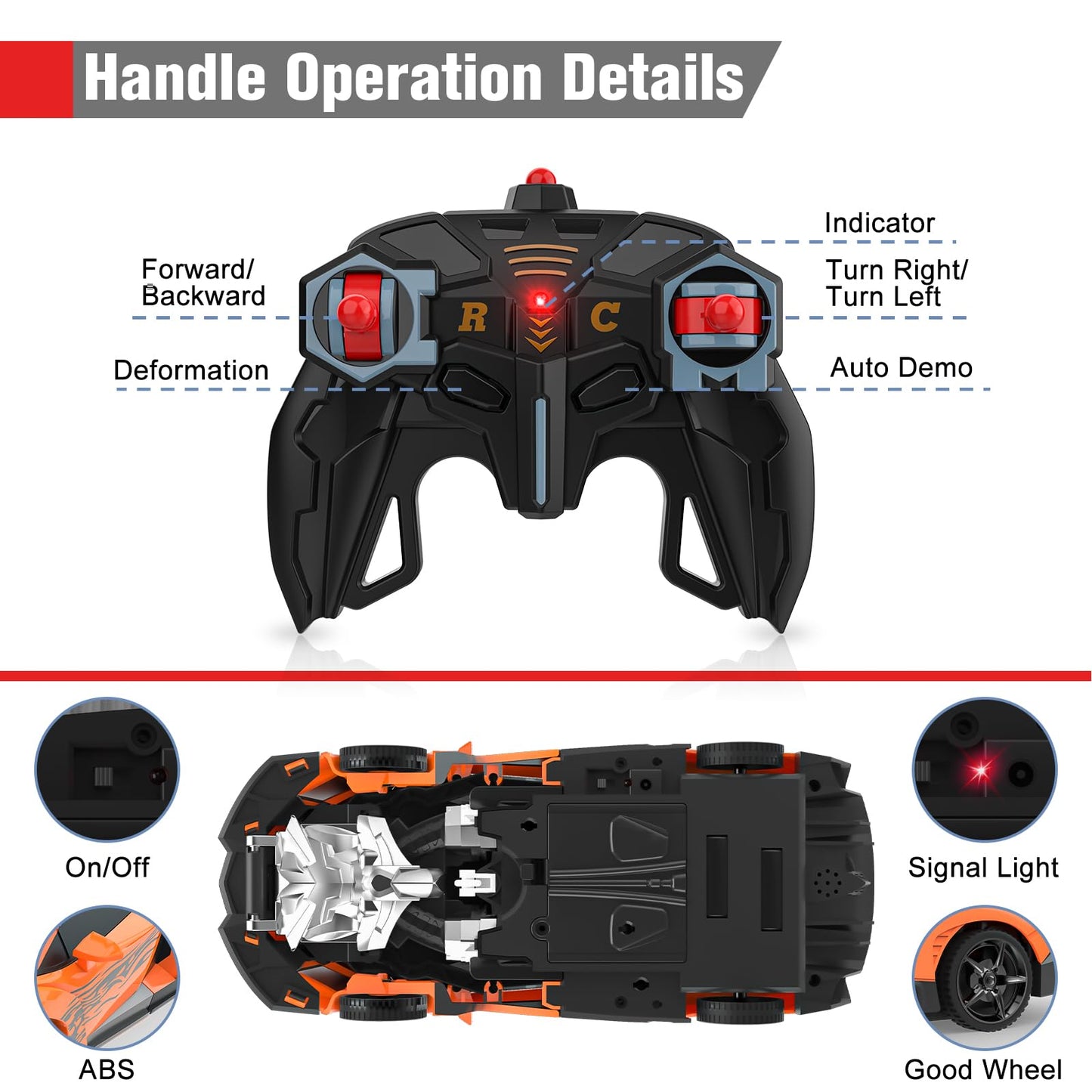 BLUEJAY Transform Rc Cars