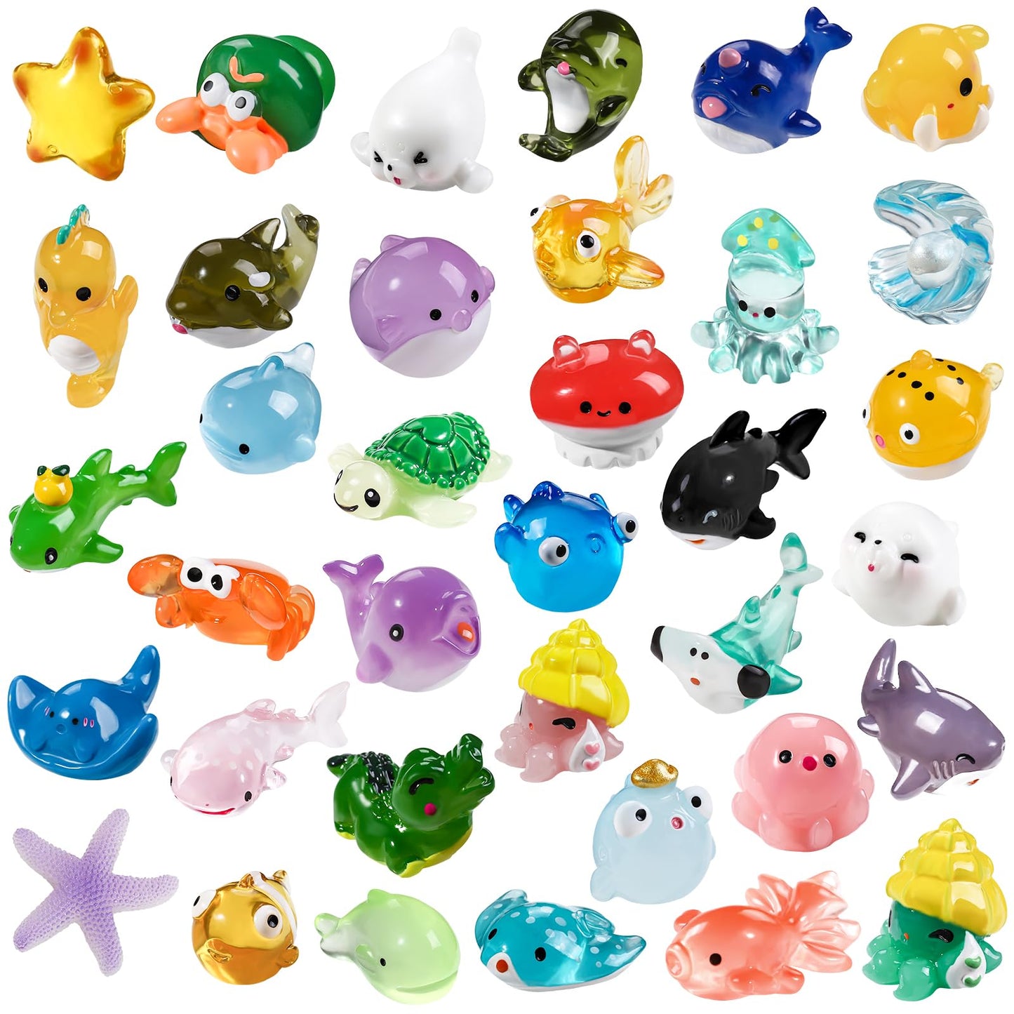 40pcs Mini Resin Animal 40 Styles