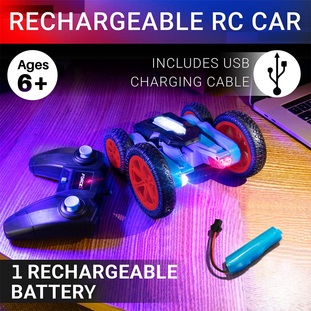 LED Remote Control RC Car for Kids