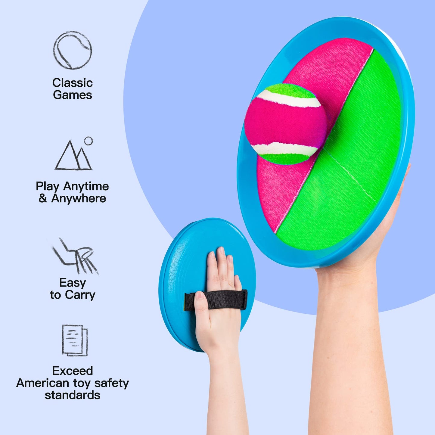 Upgraded Toss and Catch Ball Game Set