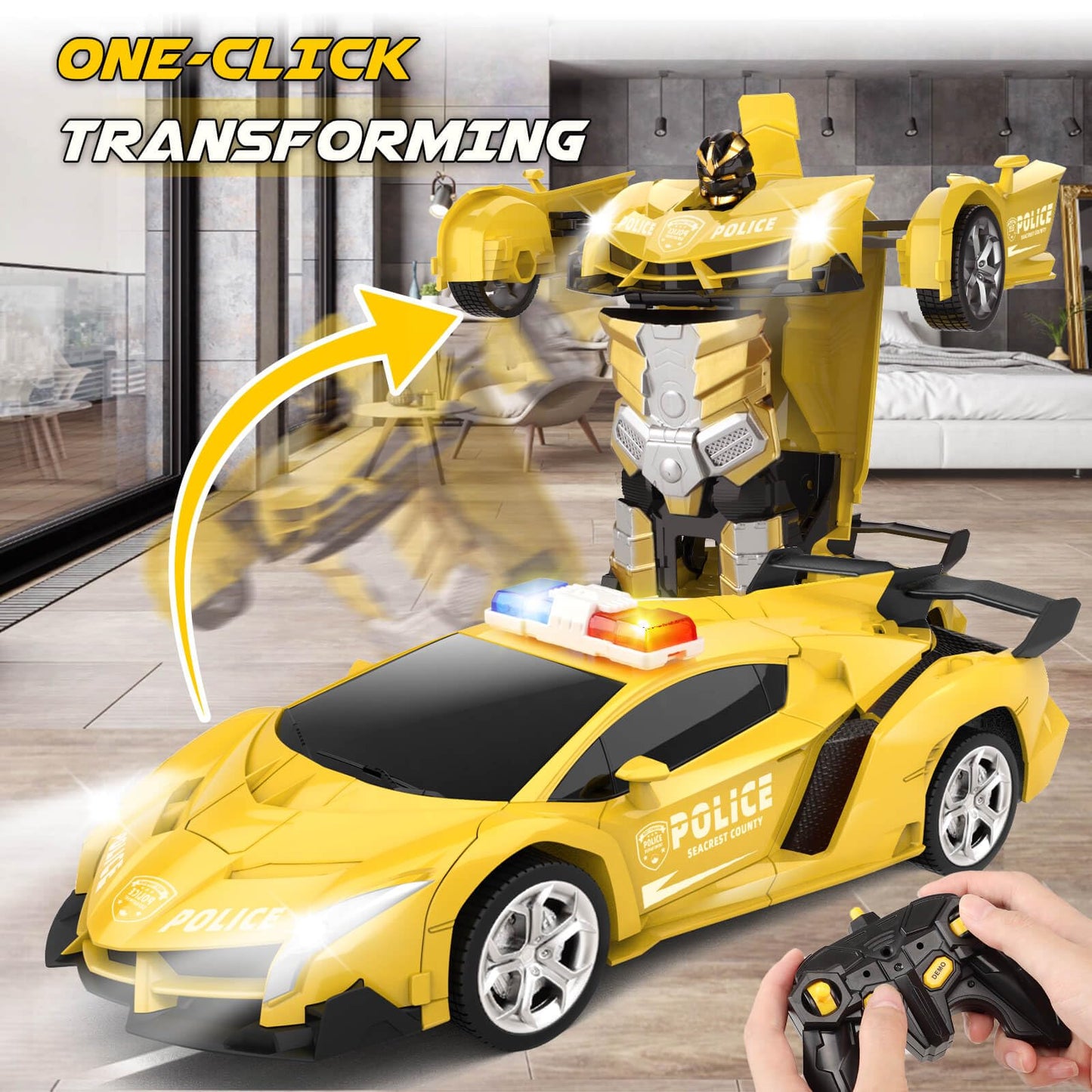 Transform Remote Control Car Toy for Kids