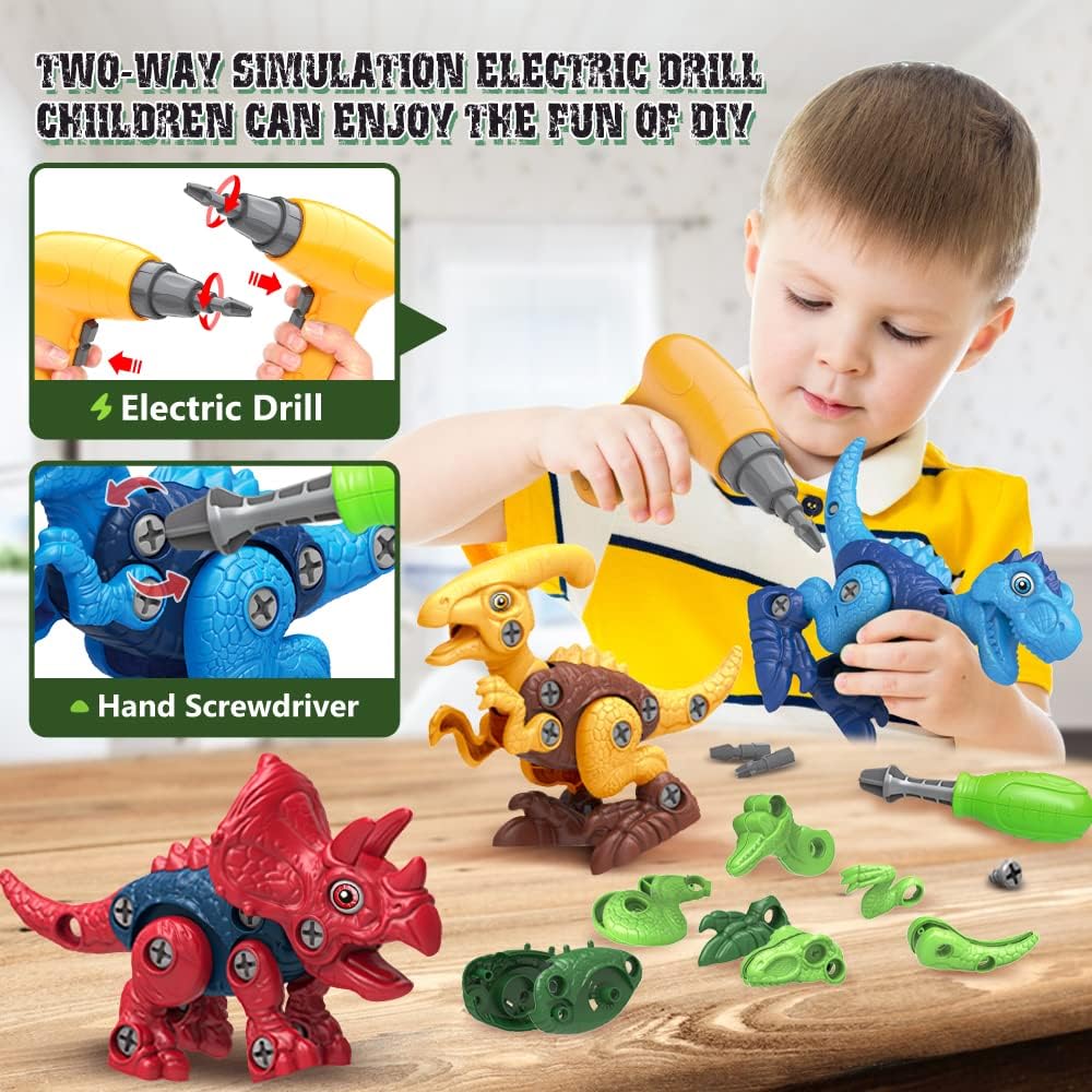 Take Apart Toys with Electric Drill for Kids