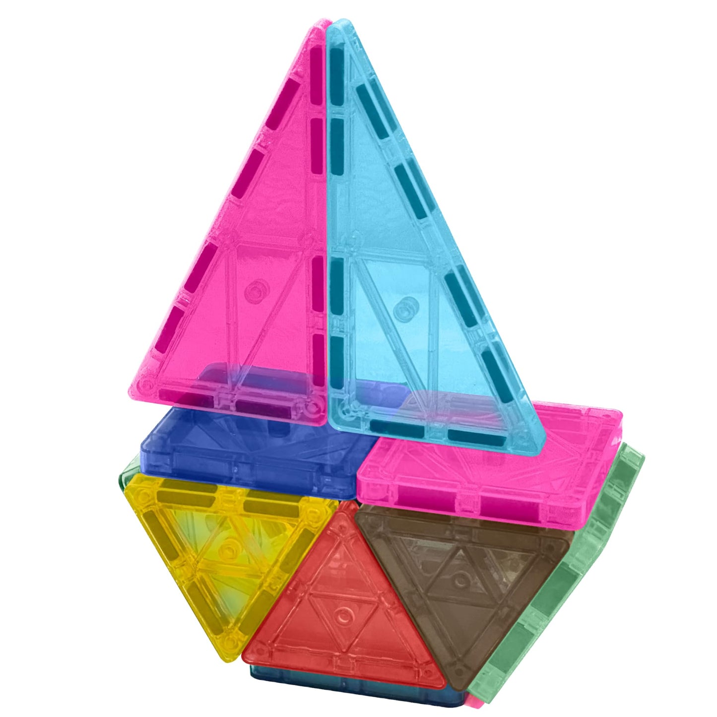 Crayola Mini Magnetic PIP-Tiles, Bold Colors