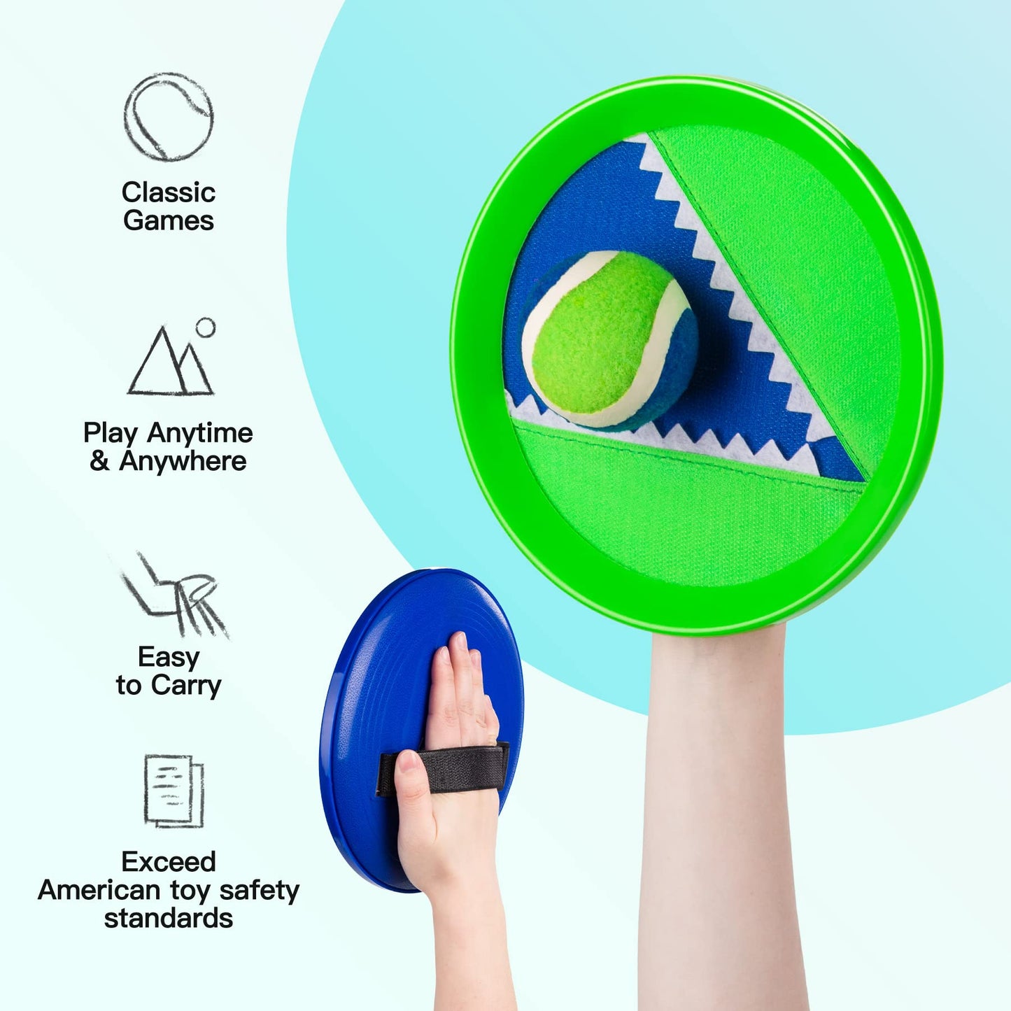 Upgraded Toss and Catch Ball Game Set