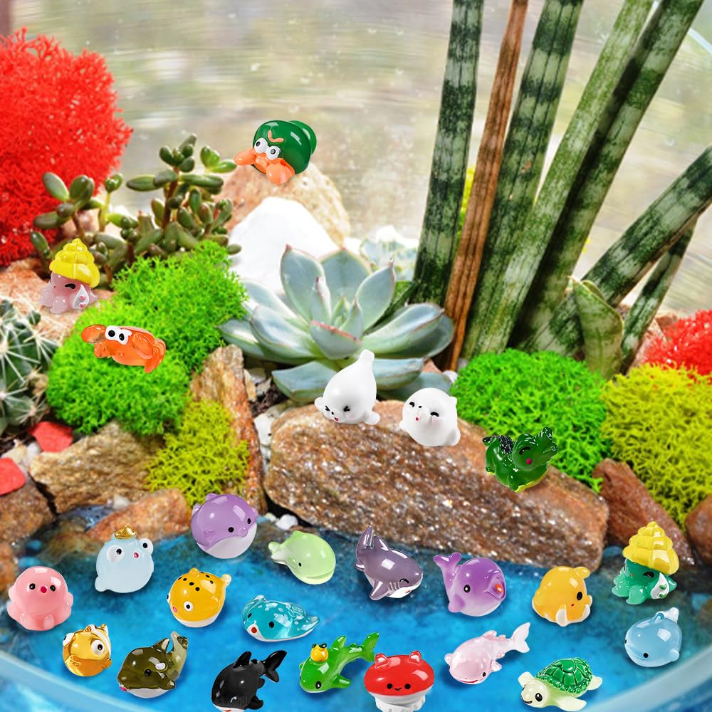 40pcs Mini Resin Animal 40 Styles