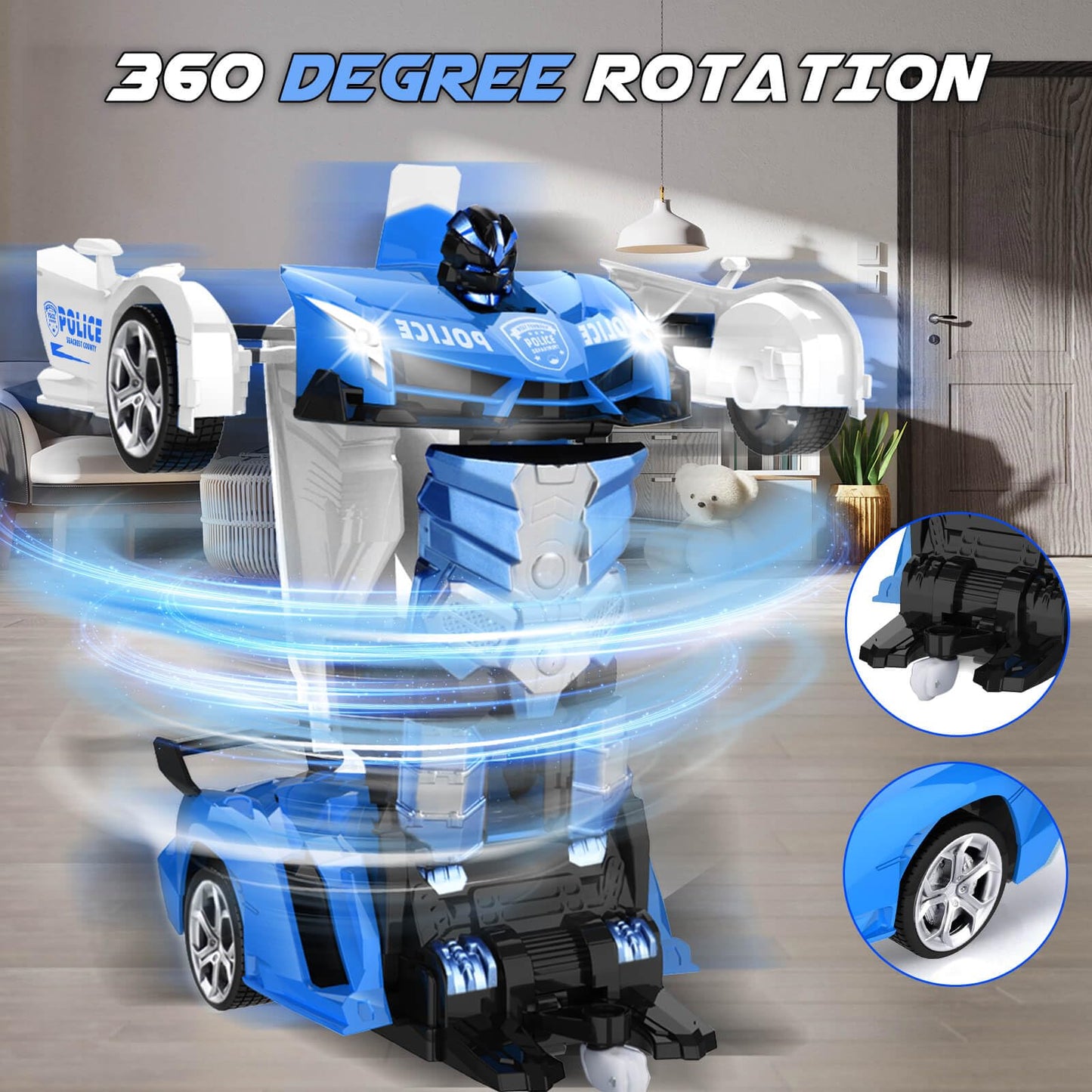 Transform Remote Control Car Toy for Kids
